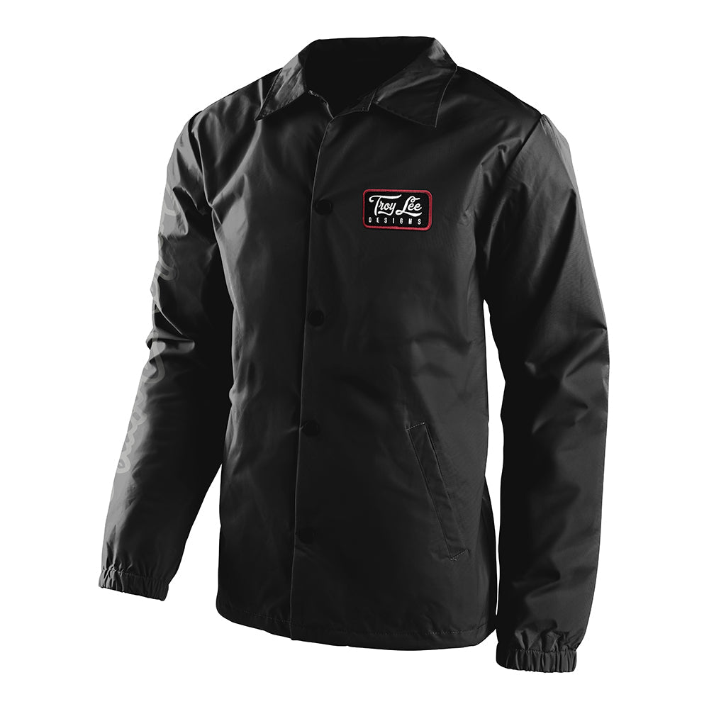 Coaches Jacke Mechanic Patch Schwarz