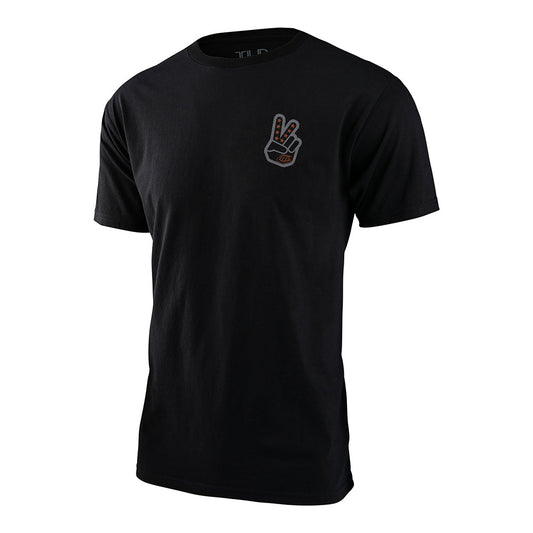 TLD Short Sleeve Tee Peace Out Black / Grey Black / Grey