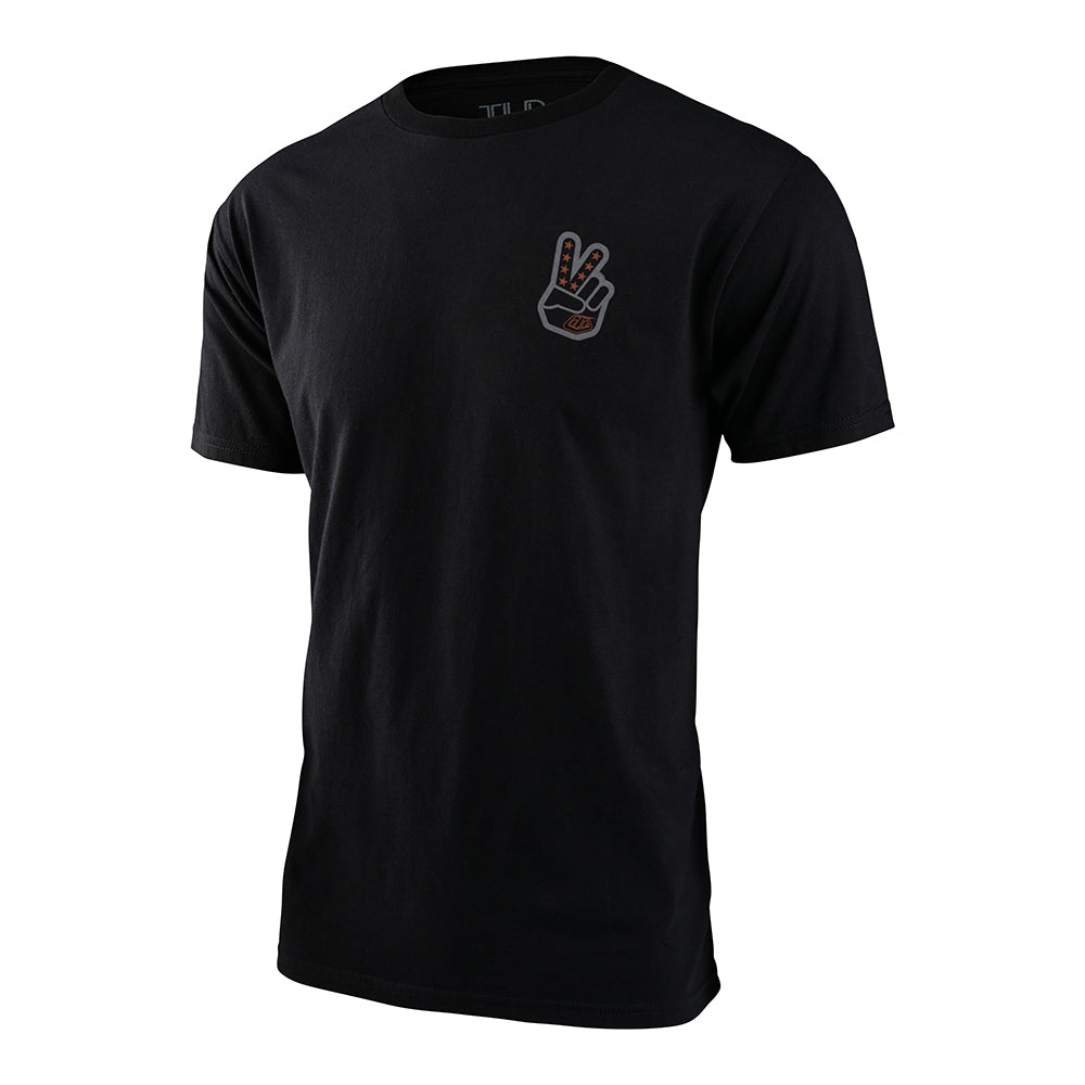Kurzarm-T-Shirt Peace Out von TLD, Schwarz/Grau