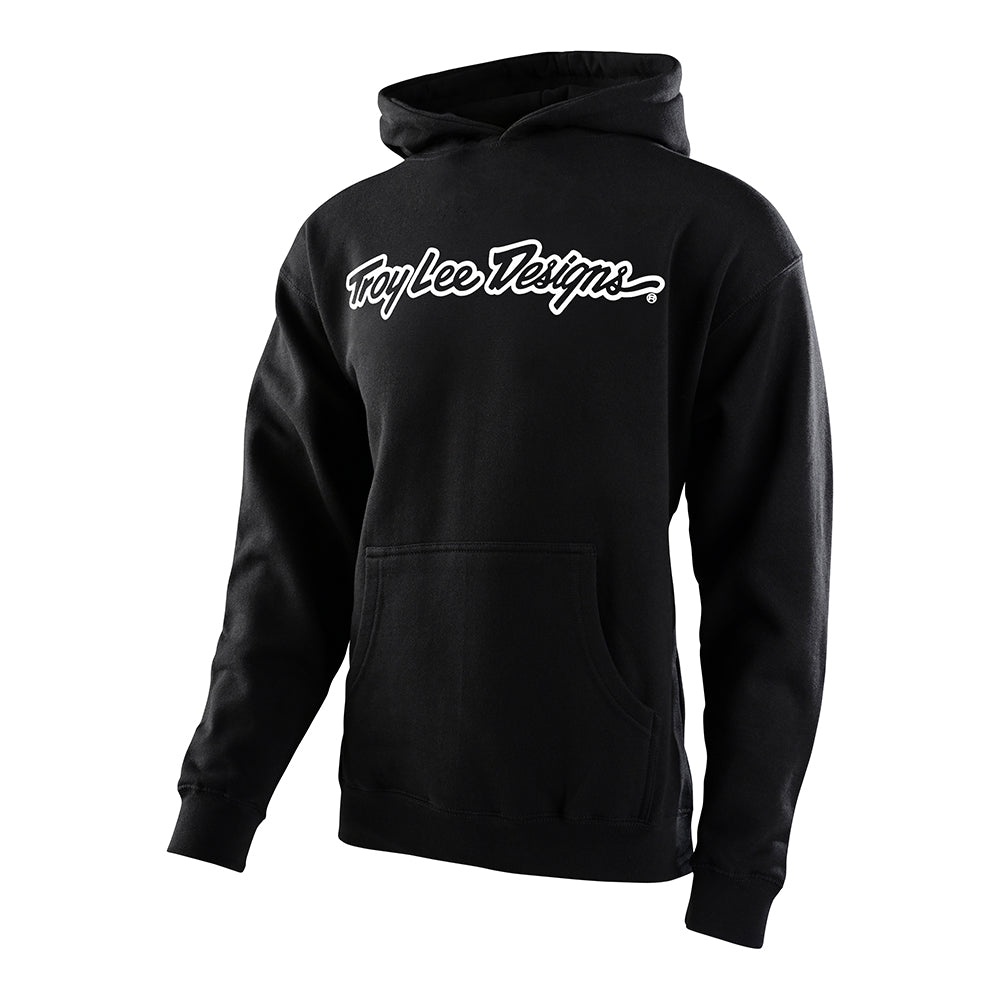 Signature-Hoodie für Kinder von TLD, Schwarz/Weiß