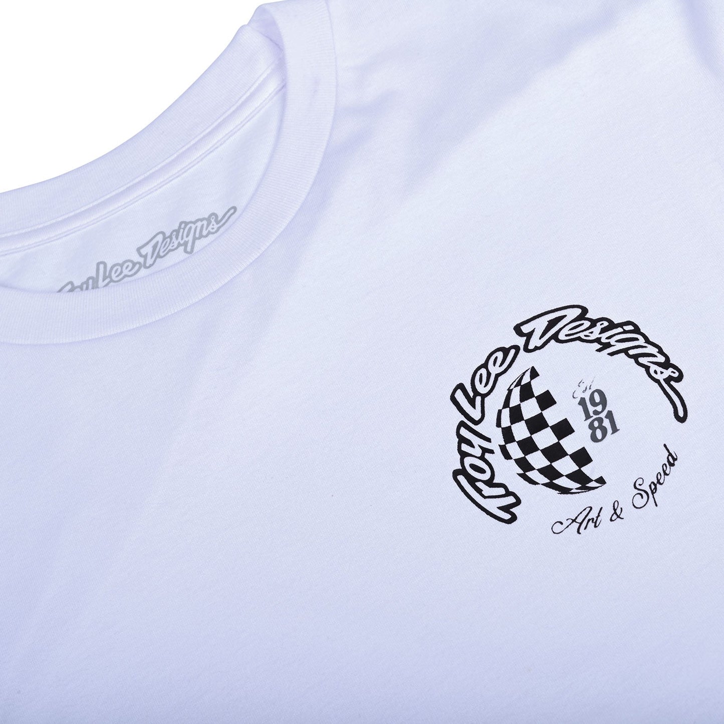 Langarm T-Shirt Weltweit Weiß