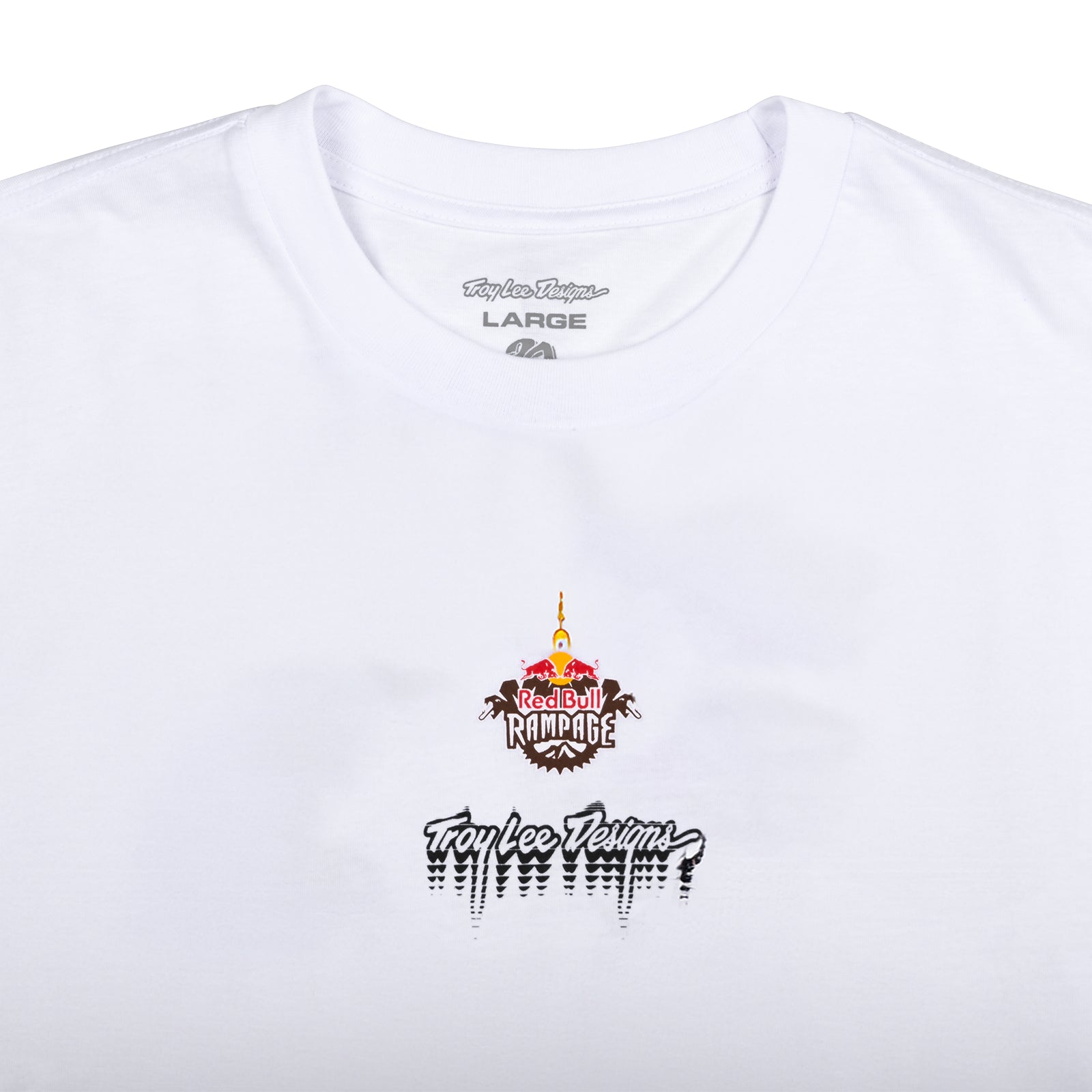 TLD Short Sleeve Tee Troy Lee Designs X Redbull Rampage Mind Melt White
