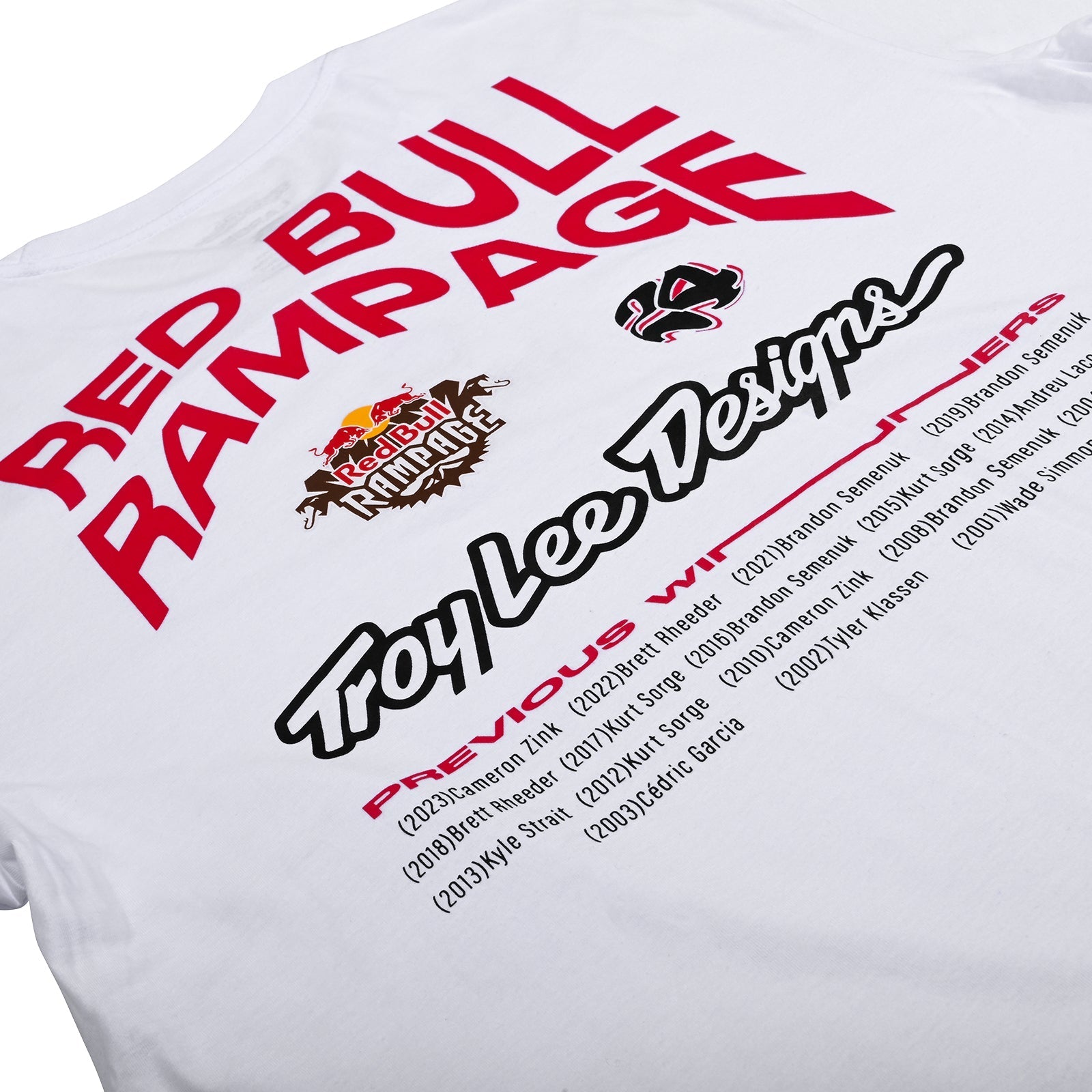 TLD Short Sleeve Tee Troy Lee Designs X Redbull Rampage Mind Melt White