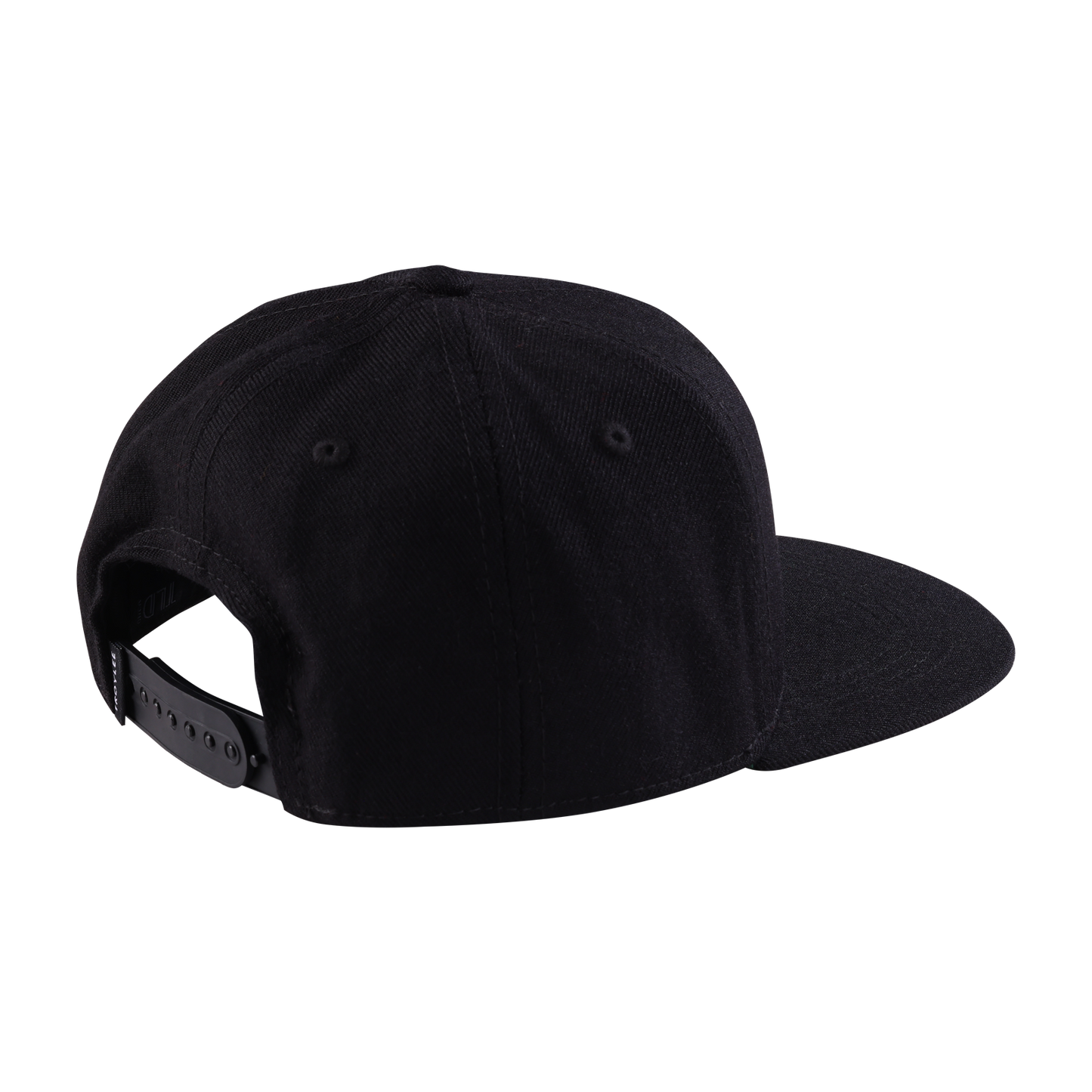 Kinder Flat Bill Snapback Cropped Badge Schwarz