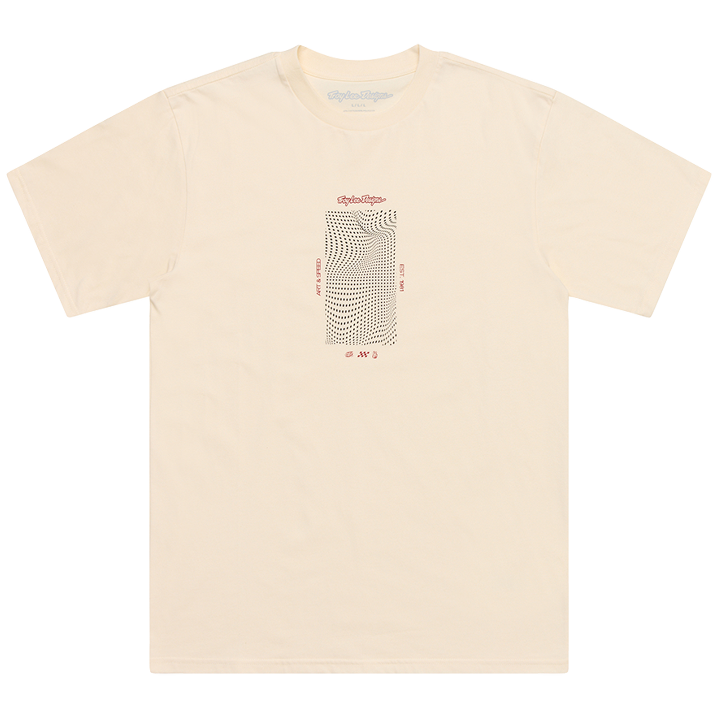 TLD Boxed Out-Kurzarm-T‑Shirt, Vintage White
