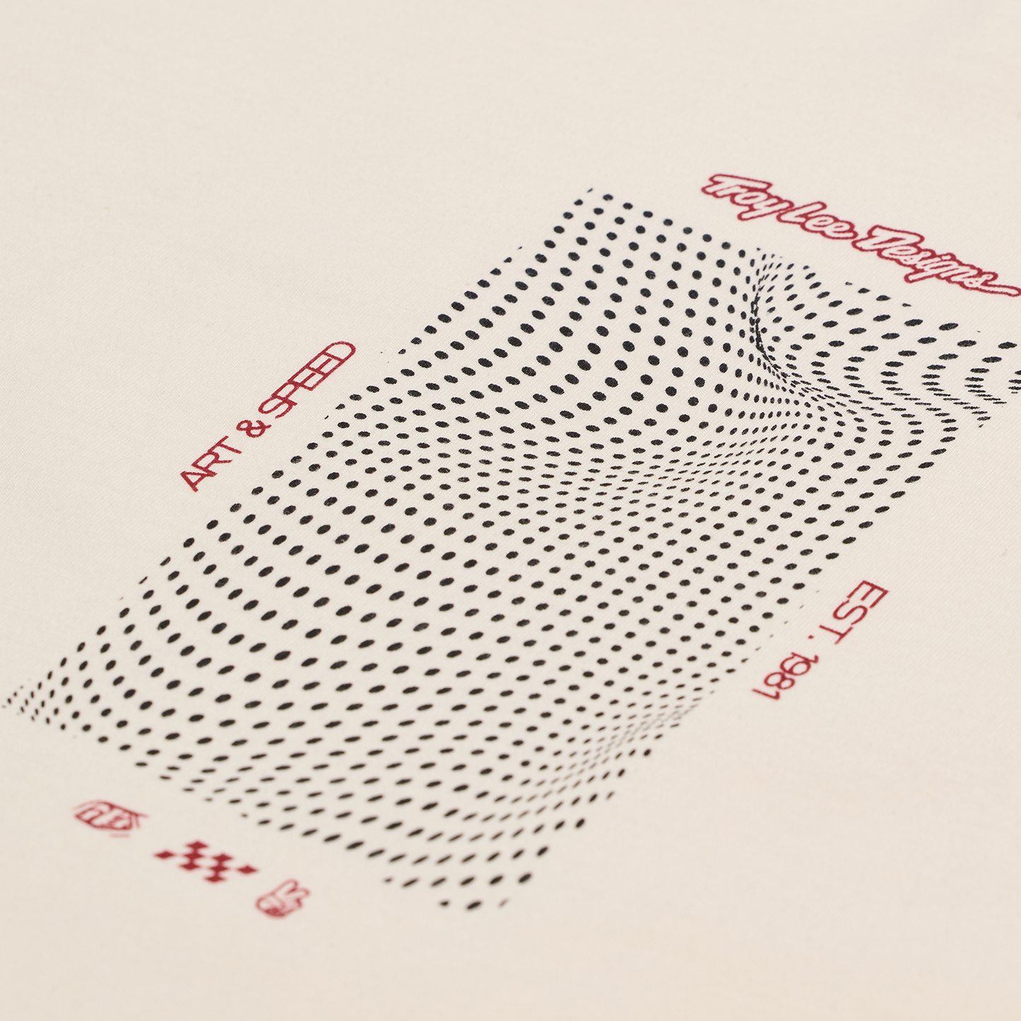 TLD Boxed Out-Kurzarm-T‑Shirt, Vintage White