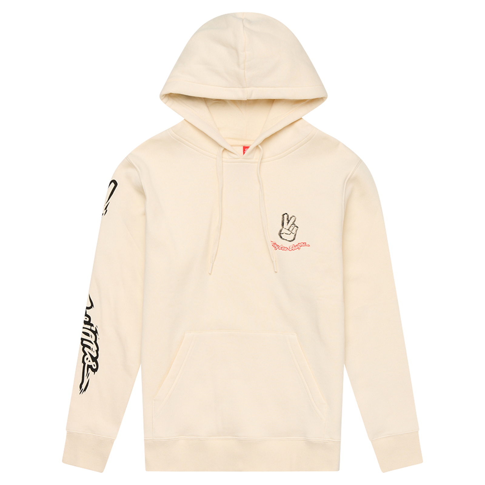 TLD Womens Pullover Peace Out Vintage White