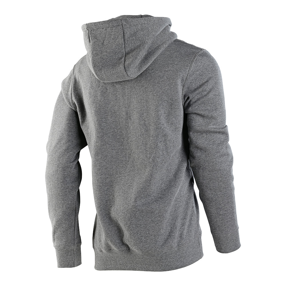 Fleece-Hoodie Factory Racing von TLD, Heather Grey