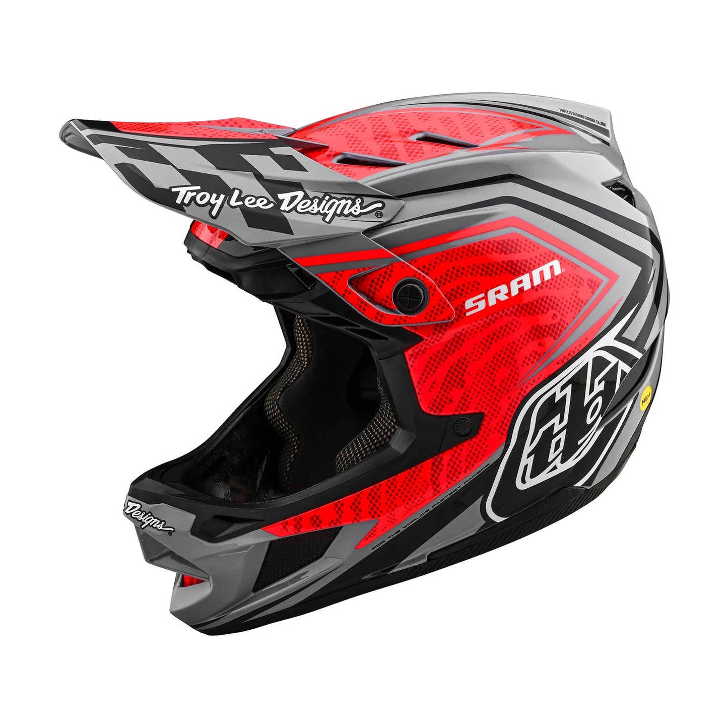 D4 Carbon Helmet W/MIPS SRAM Red / Black