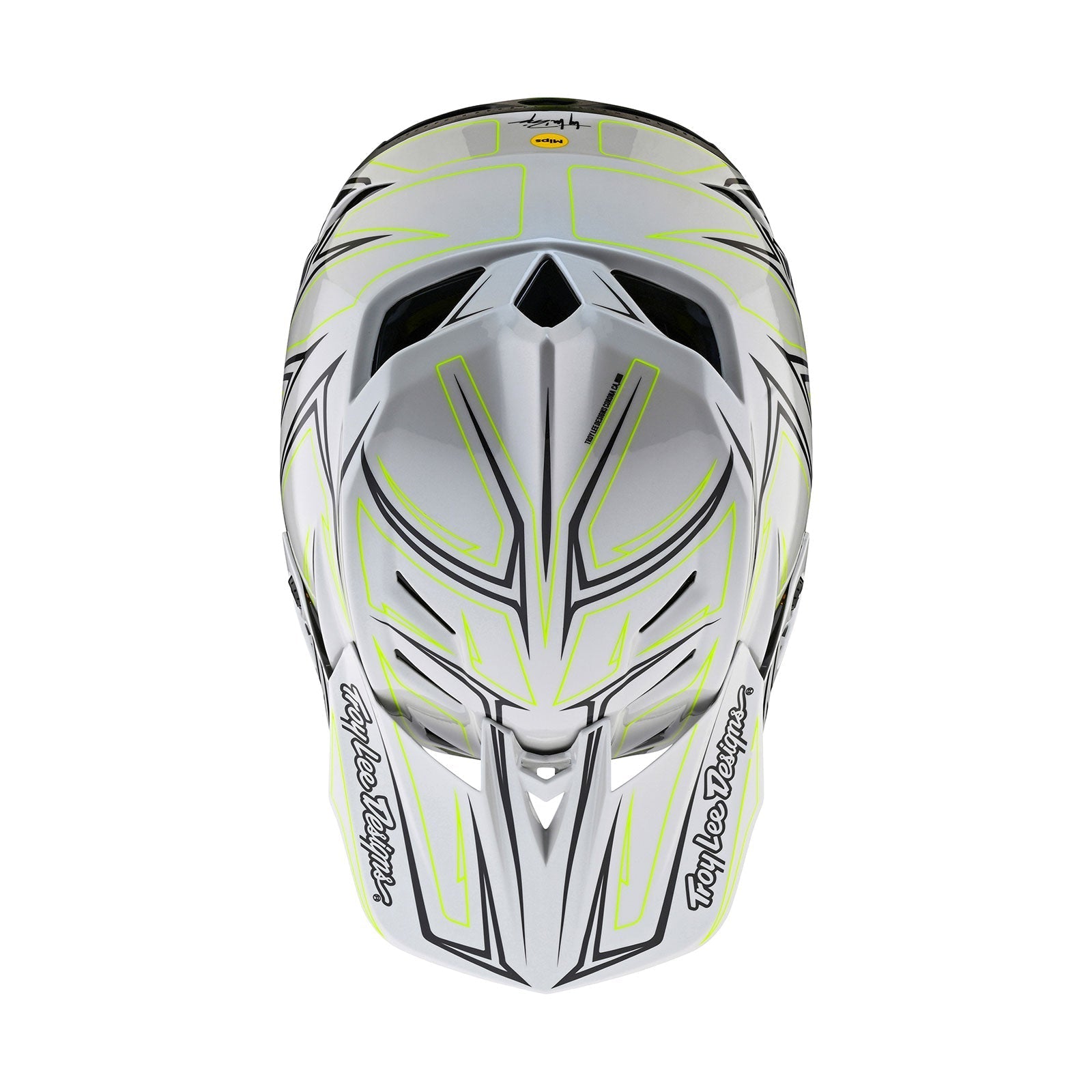 TLD D4 Composite Helmet W/MIPS Pinned Light Gray