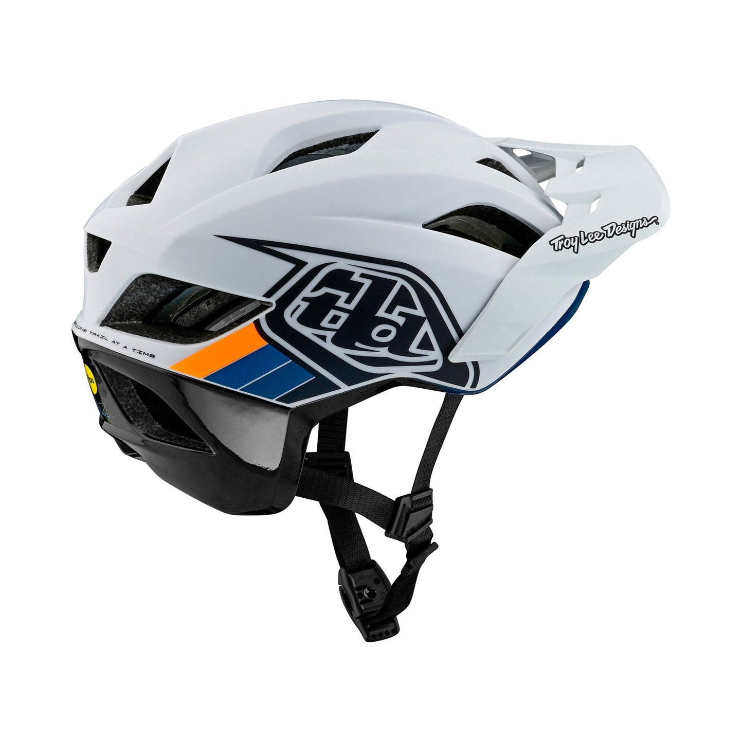 TLD Flowline SE-Helm Badge, Hellgrau/Anthrazit