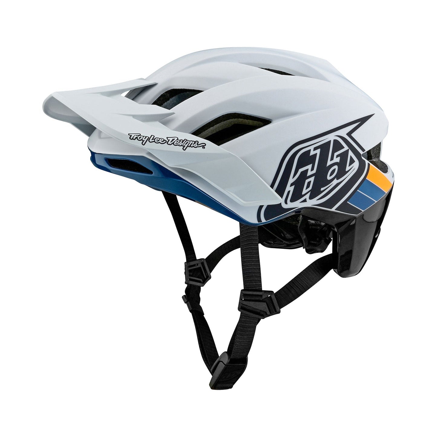 TLD Flowline SE-Helm Badge, Hellgrau/Anthrazit