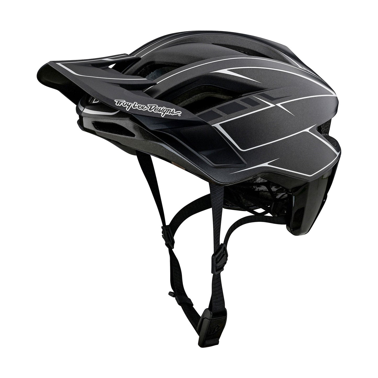 Flowline SE Helmet W/MIPS Pinstripe Charcoal / Black