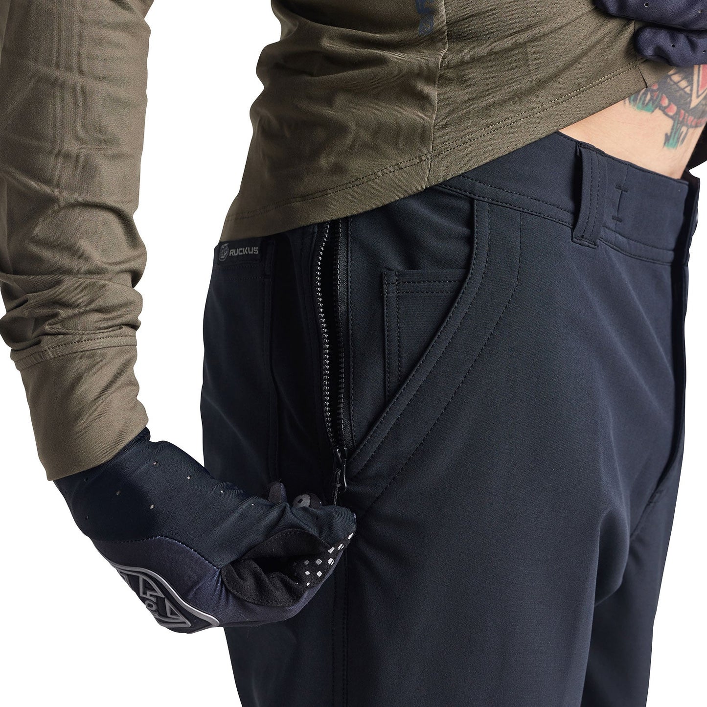 Troy Lee Ruckus Long Travel Pant Mono Carbon