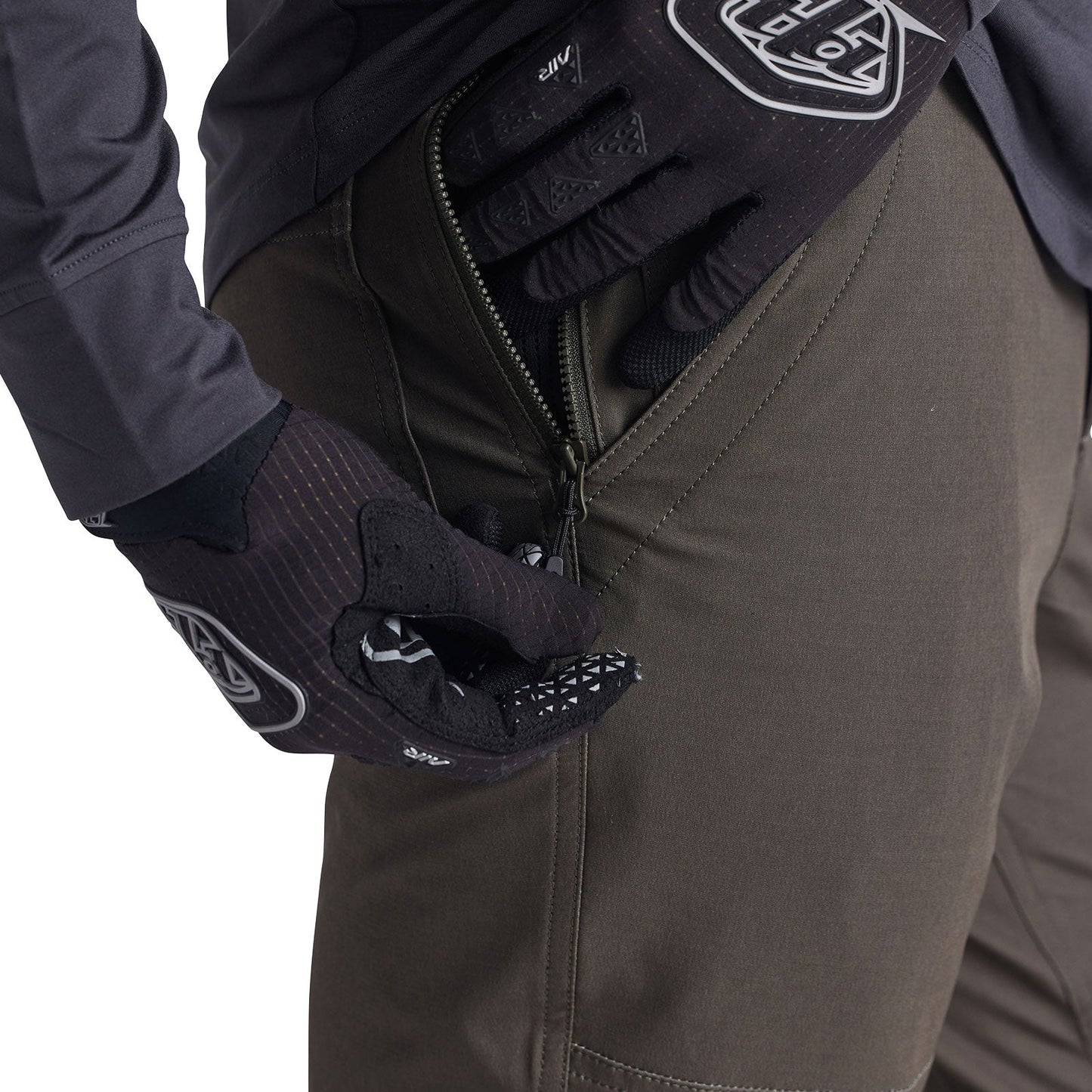 Troy Lee Ruckus Long Travel Pant Mono Dark Pine