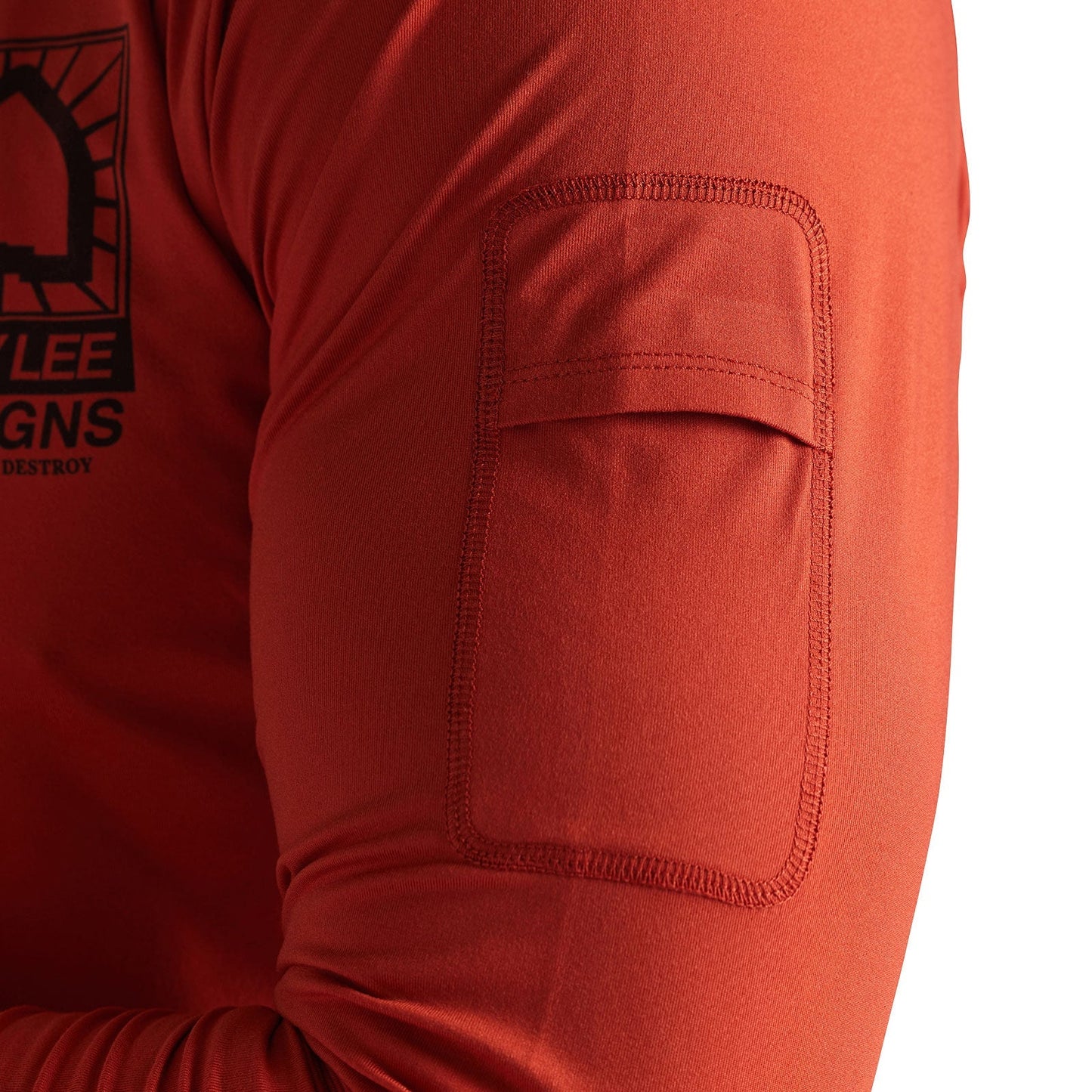 Troy Lee Ruckus Long Sleeve Ride Tee Create to Destroy Brick