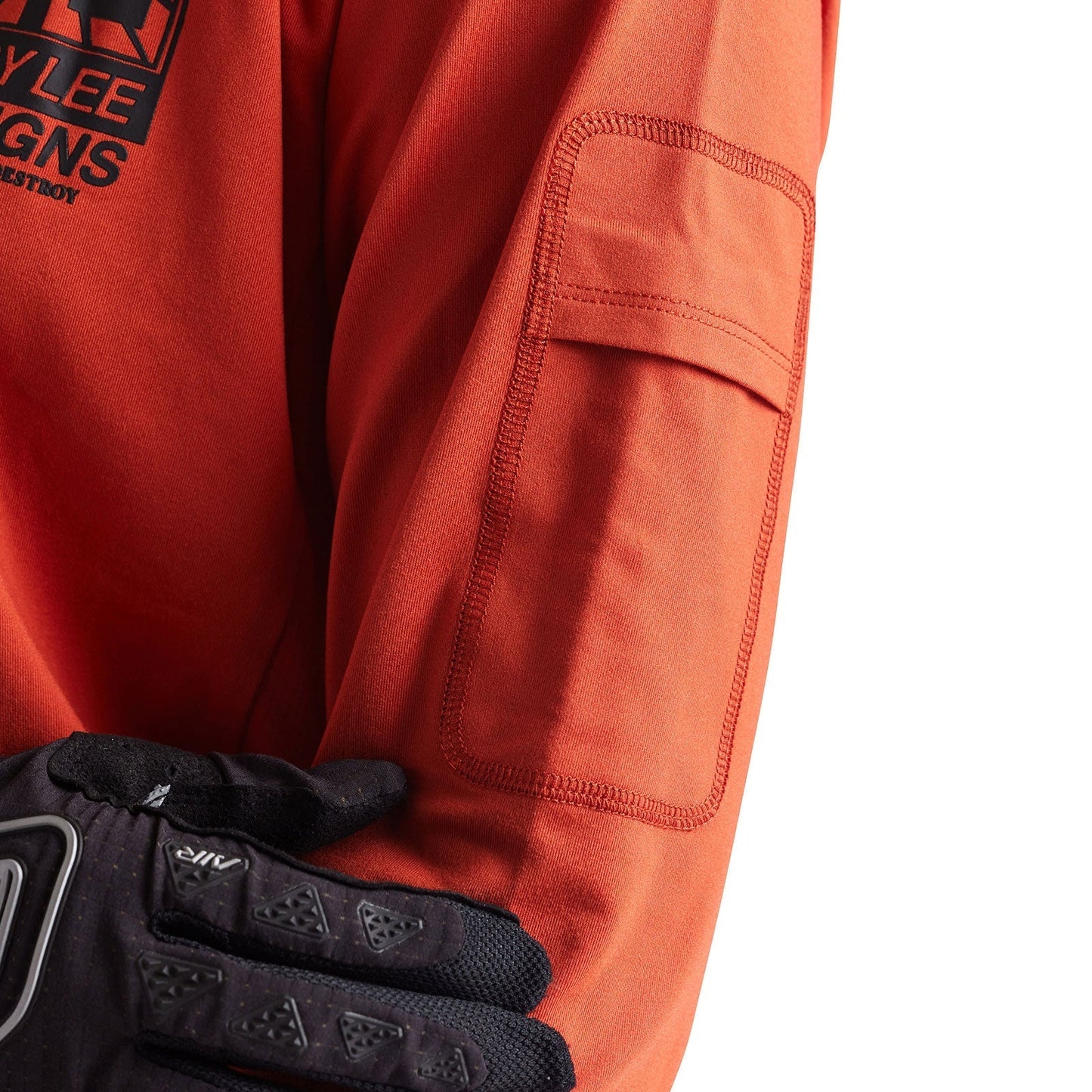 Troy Lee Ruckus Long Sleeve Ride Tee Create to Destroy Brick