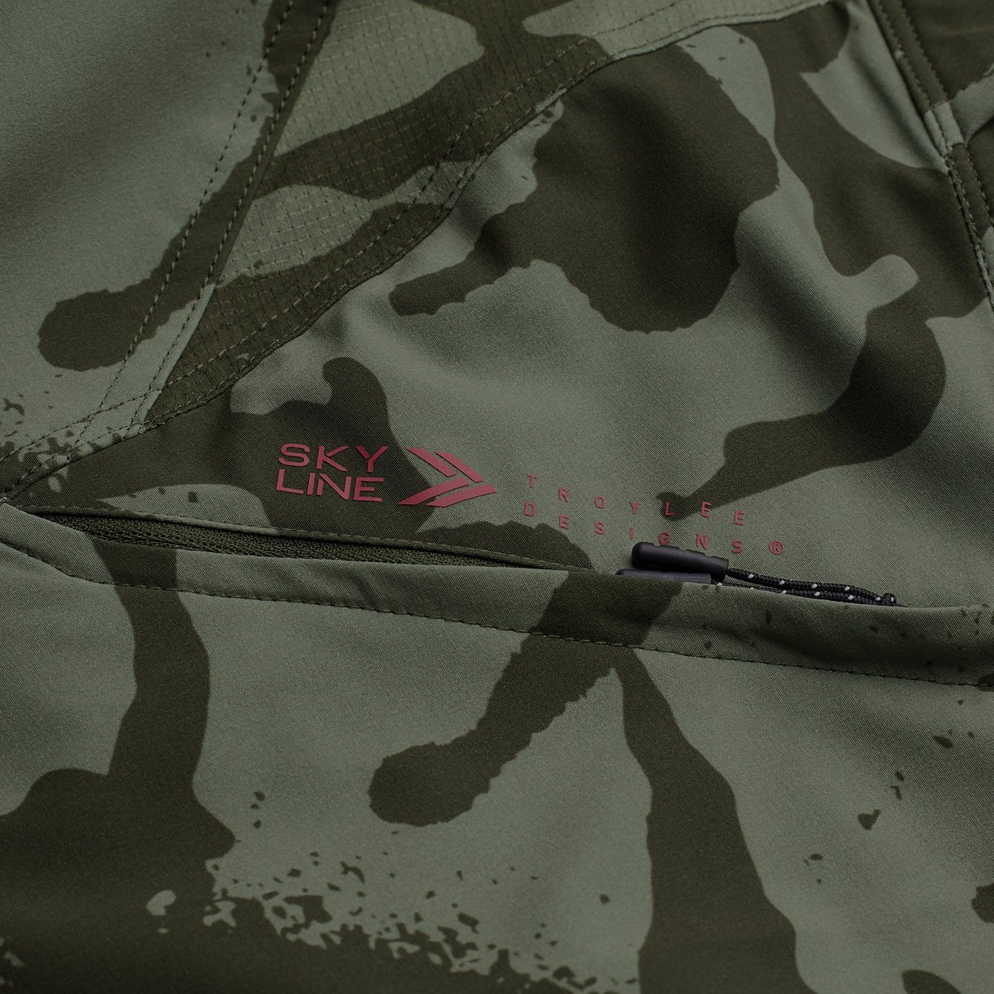 Troy Lee Skyline Short W/liner Shadow Camo Olive