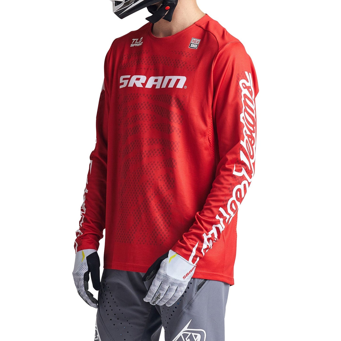 Troy Lee Sprint Jersey SRAM Shifted Fiery Red