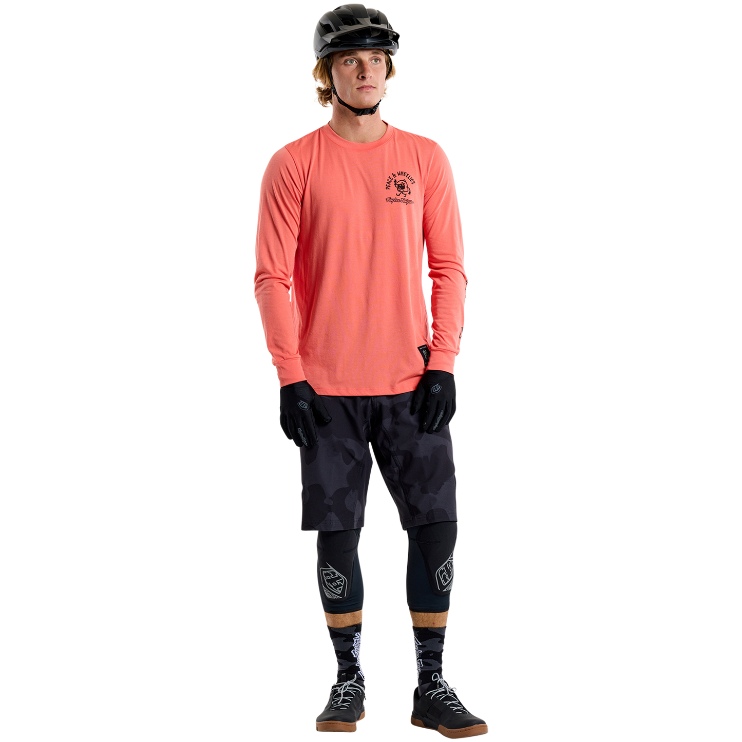 TLD Skyline Fahr-Langarm-T-Shirt P&W, Melone