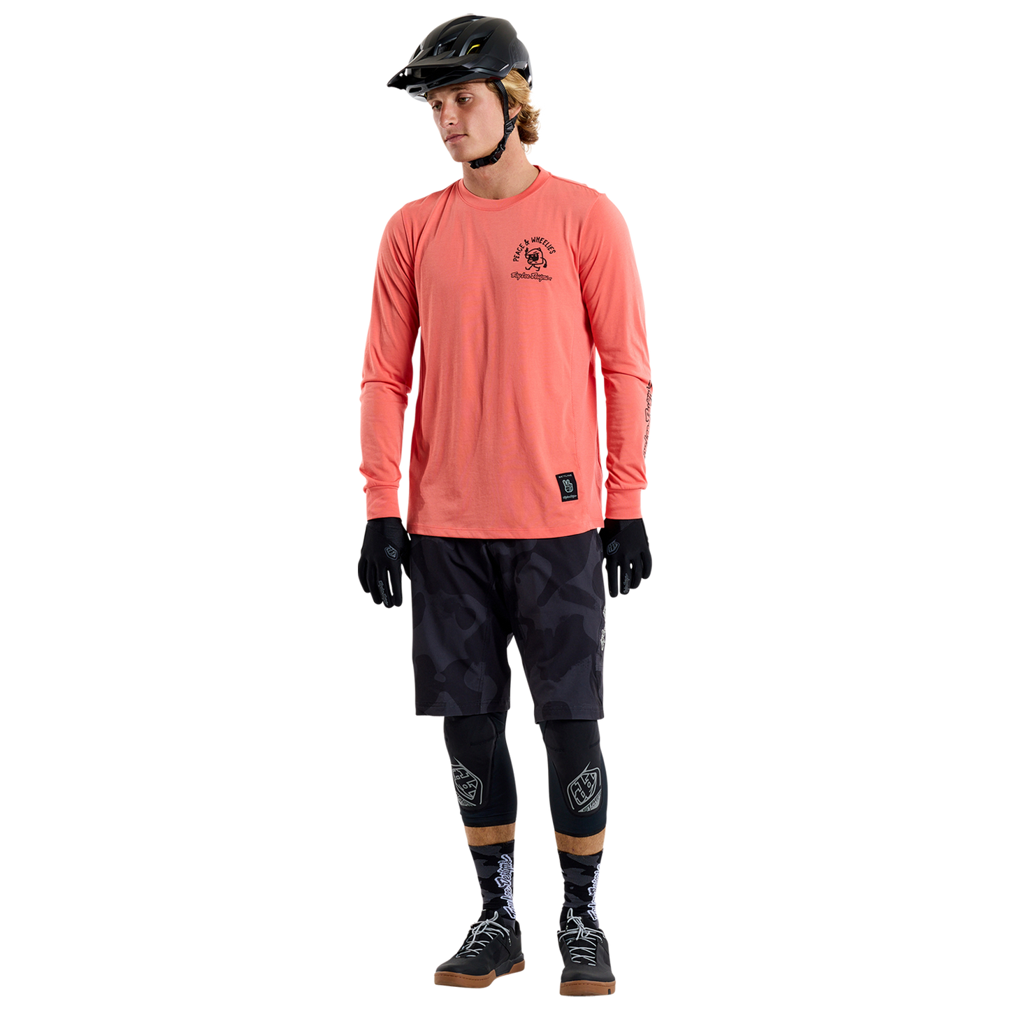 TLD Skyline Fahr-Langarm-T-Shirt P&W, Melone