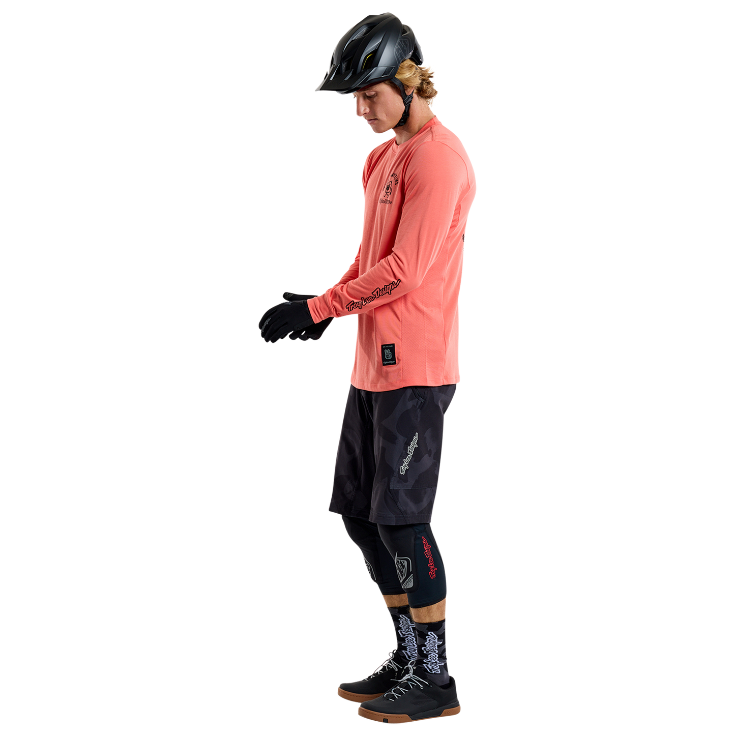 TLD Skyline Fahr-Langarm-T-Shirt P&W, Melone