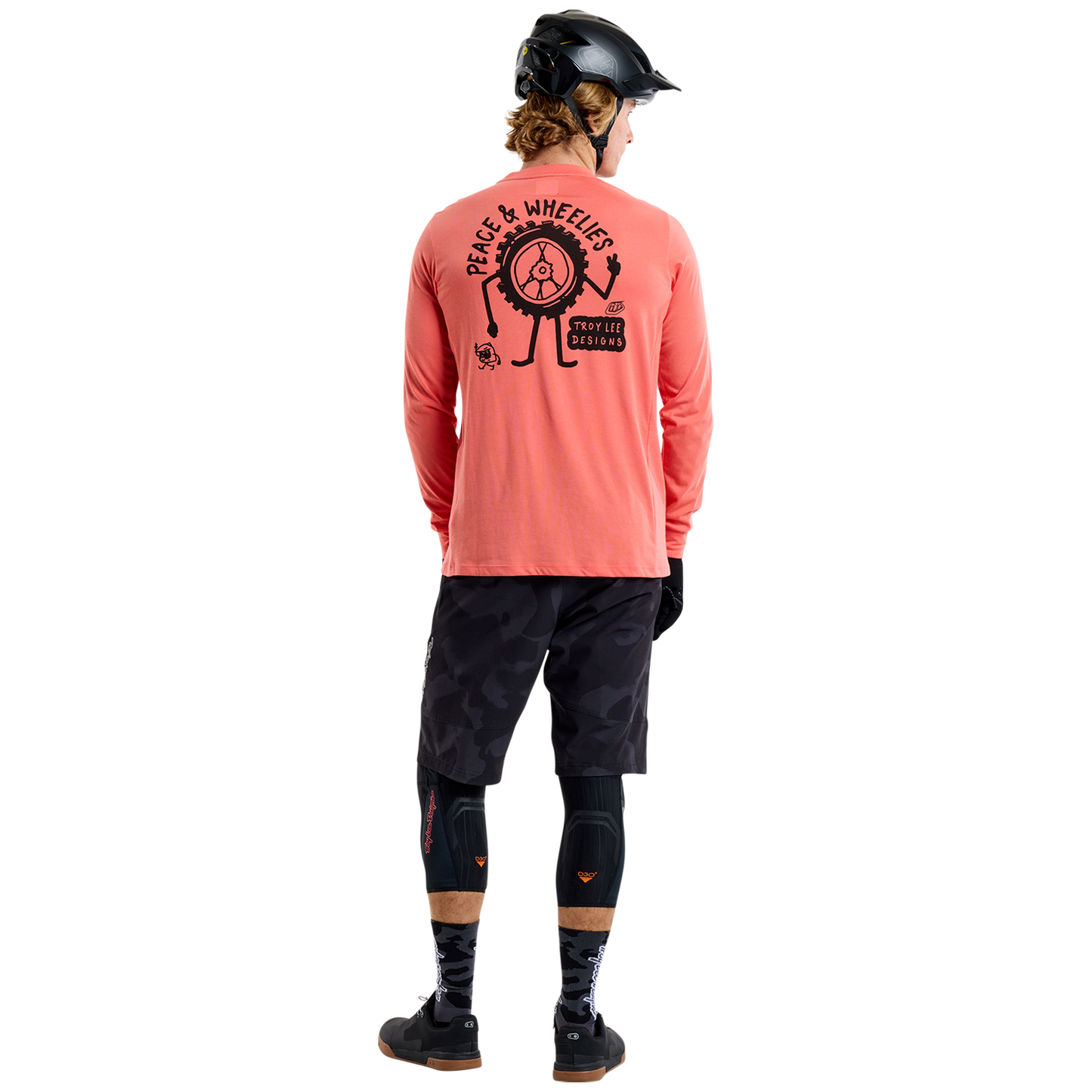 TLD Skyline Fahr-Langarm-T-Shirt P&W, Melone