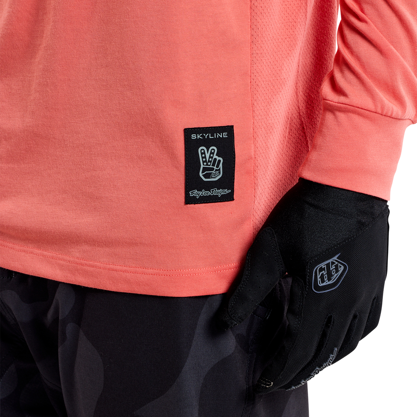 TLD Skyline Fahr-Langarm-T-Shirt P&W, Melone