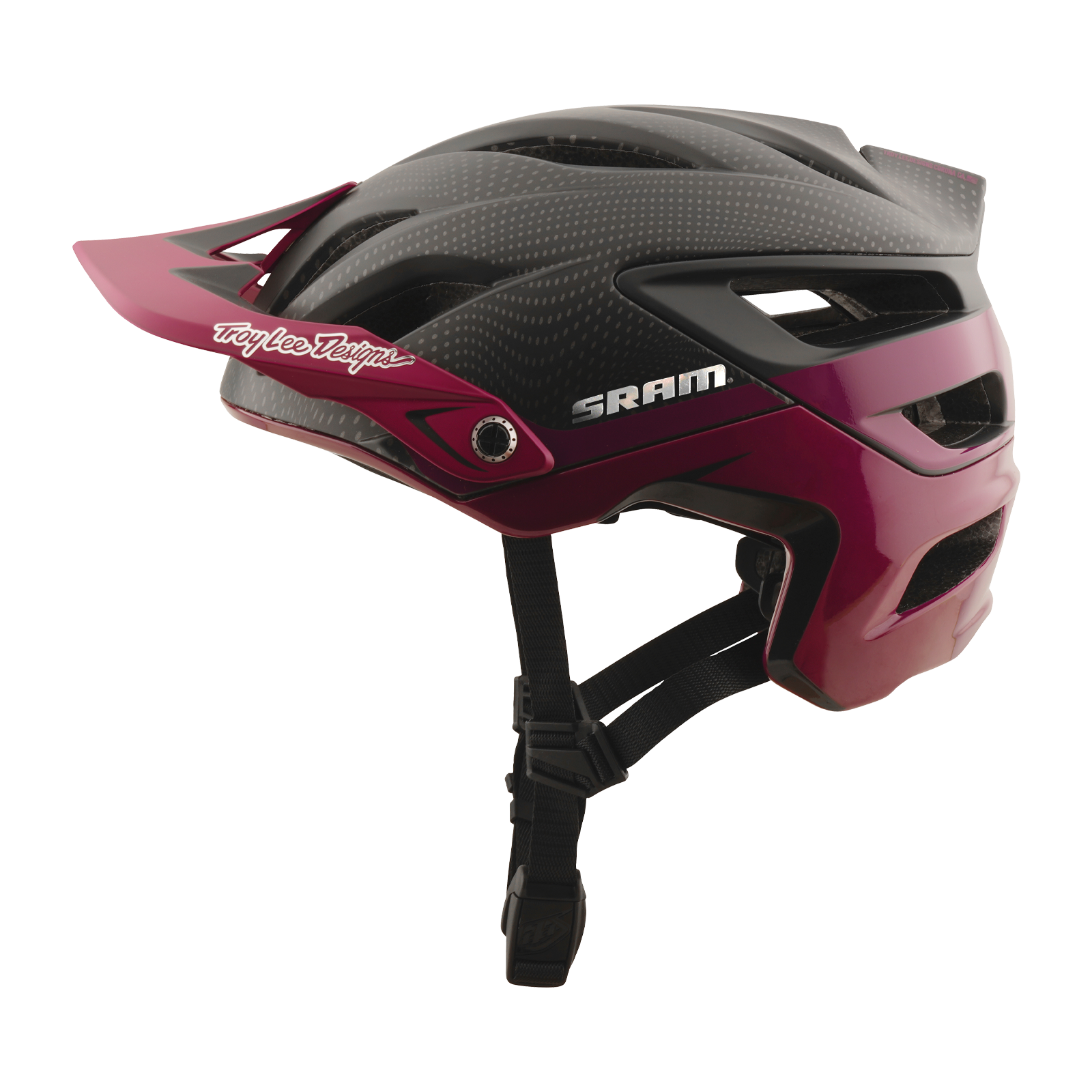 troy lee designs fahrradhelm A3 Helm mit MIPS Troy Lee Designs X SRAM Radioscape Schwarz/Beere – Troy Lee Designs EU