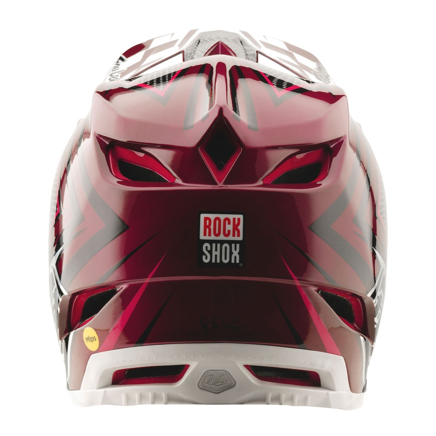 TLD D4 Carbon-Helm mit MIPS Troy Lee Designs X SRAM Radioscape Black/Berry