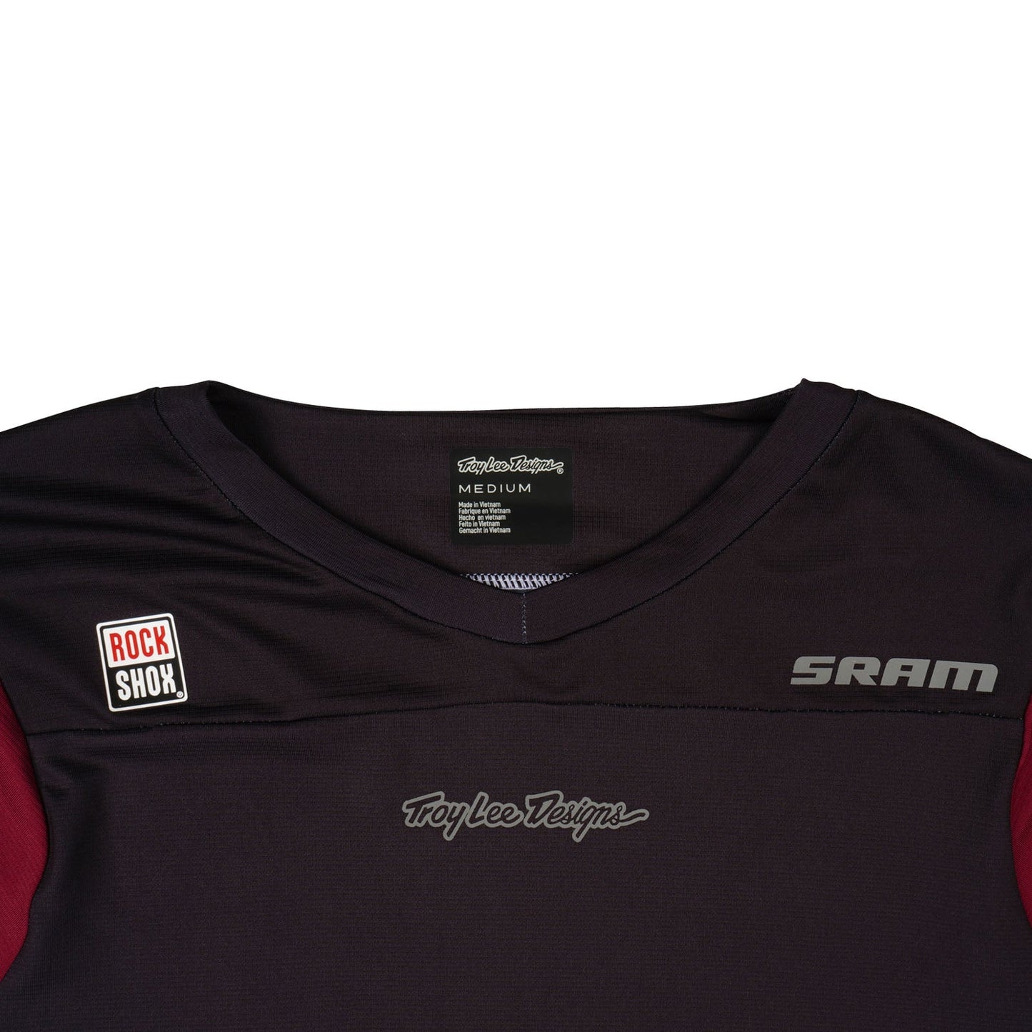 TLD Skyline Langarm-Jersey Troy Lee Designs X SRAM Radioscape Black/Berry