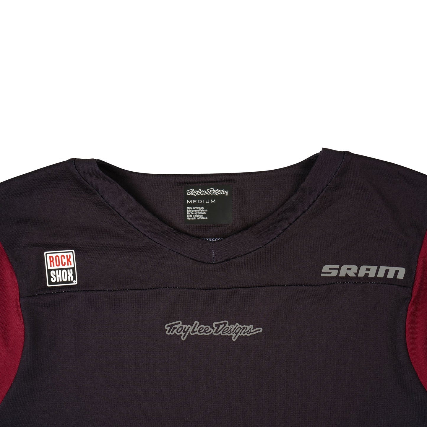 TLD Skyline SS Jersey Troy Lee Designs X SRAM Radioscape Black/Berry