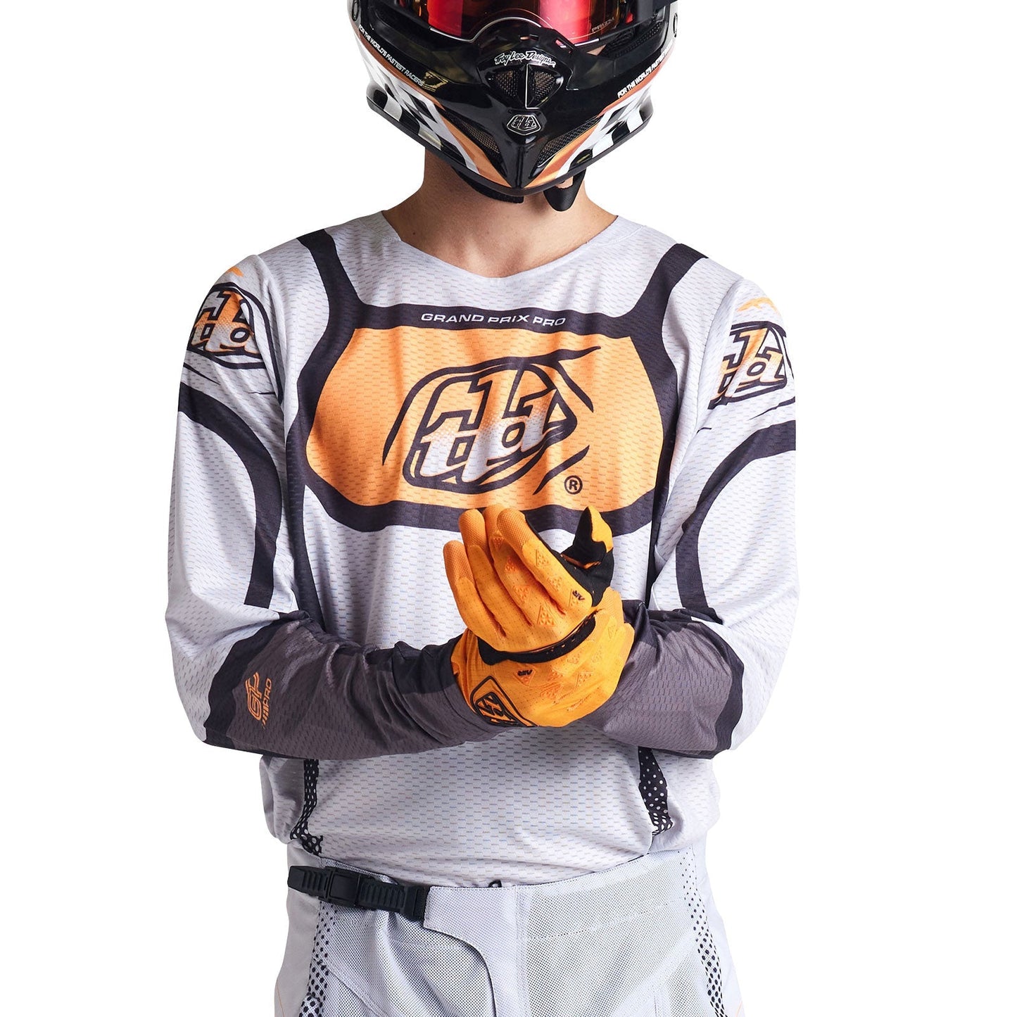 GP Pro Air Jersey Bands Grey / Neo Orange