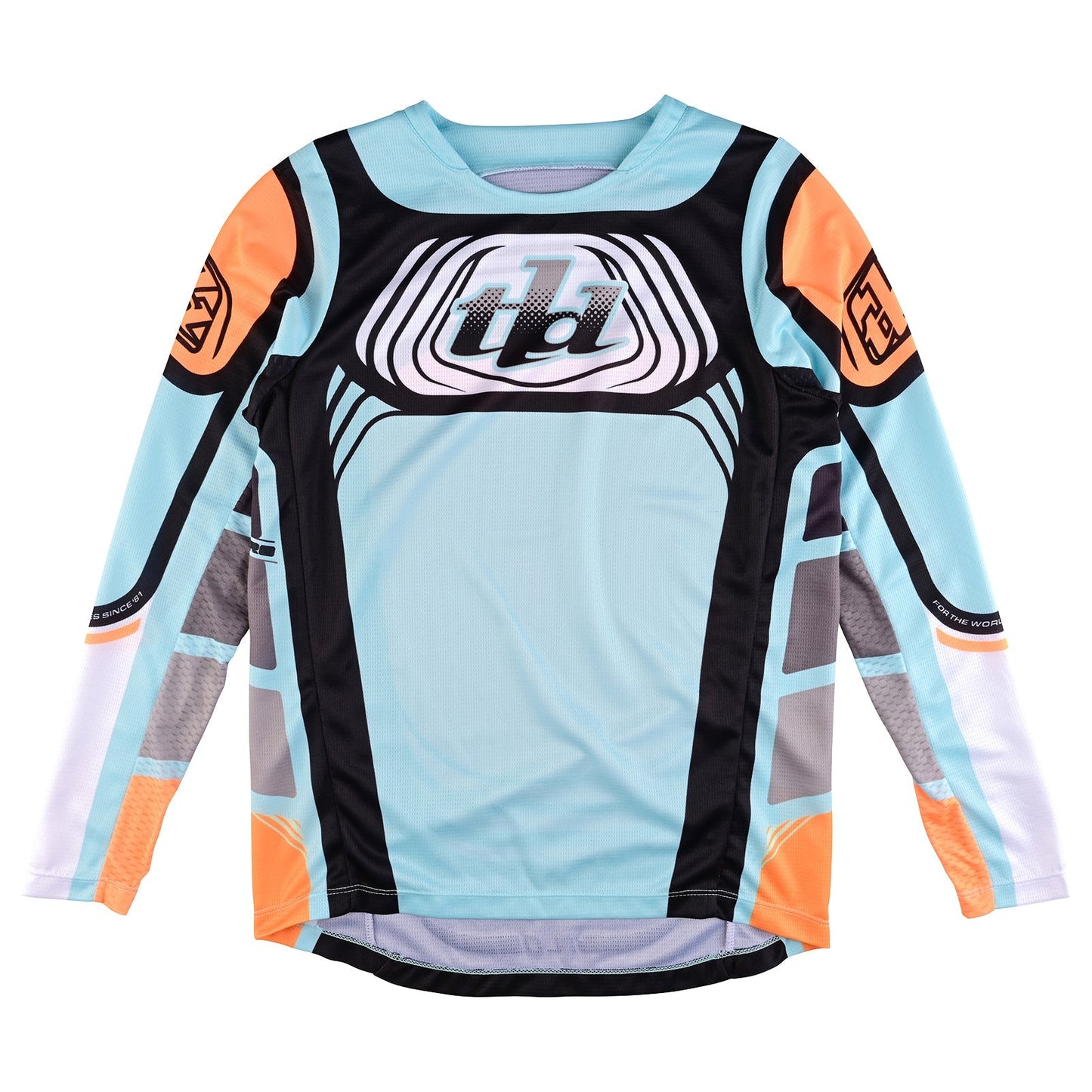 Youth GP Pro Jersey Wavez Bleached Aqua