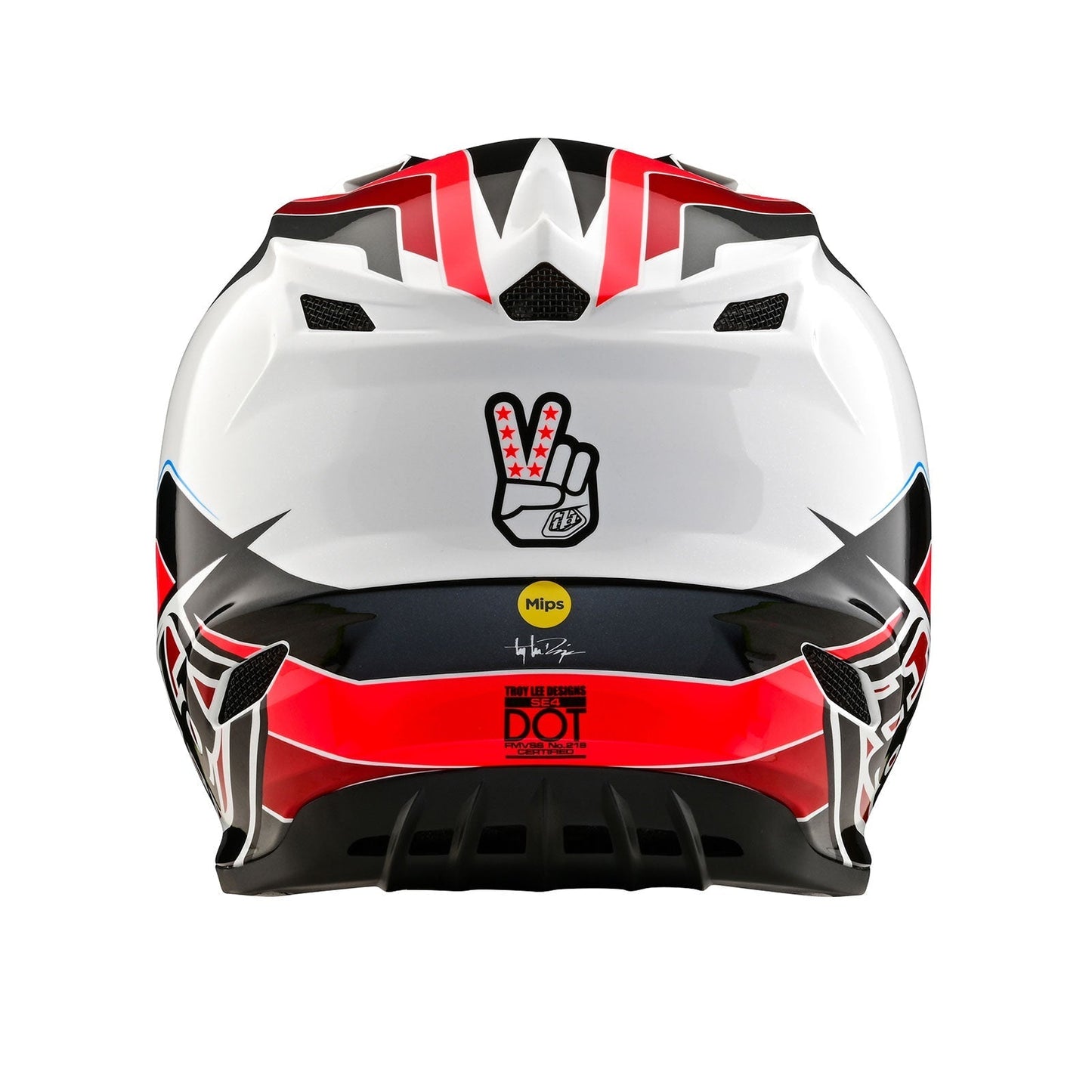 TLD SE4 Polyacrylit Helm Mit Mips Block Anthrazit Rot