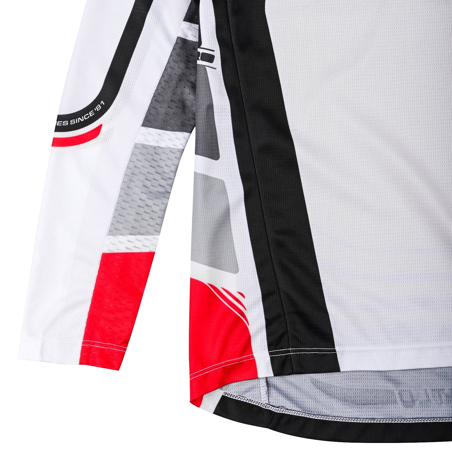 Youth GP Pro Jersey Wavez Off-White / Red