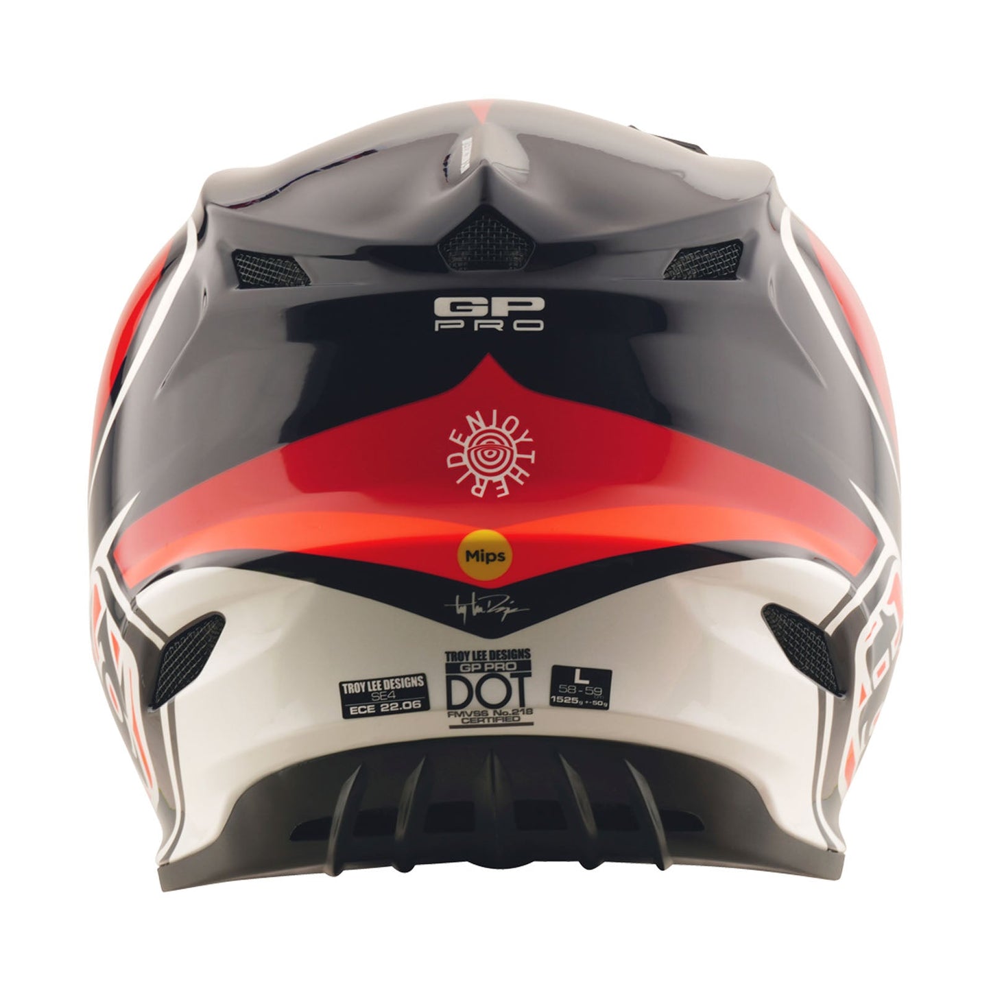 Youth GP Pro Helmet W/MIPS Crossover Black / Red