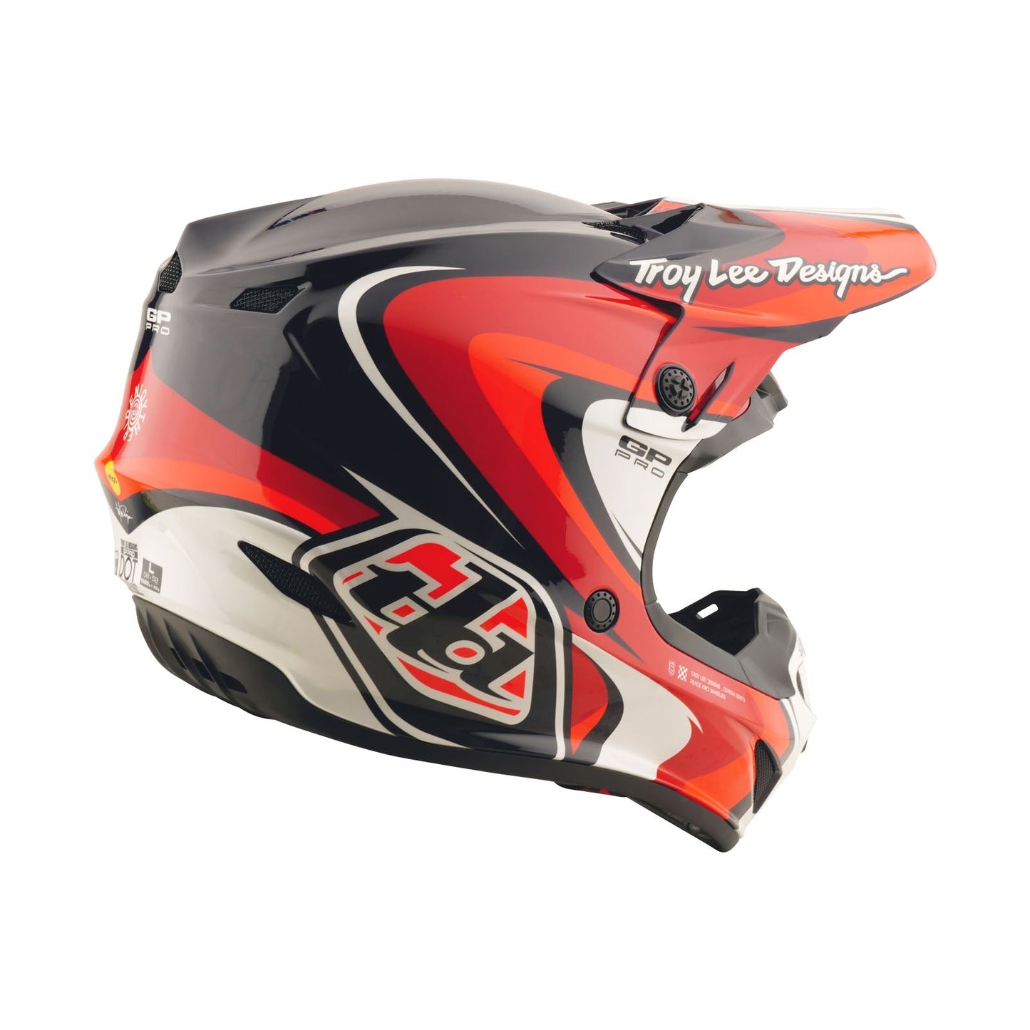 Youth GP Pro Helmet W/MIPS Crossover Black / Red