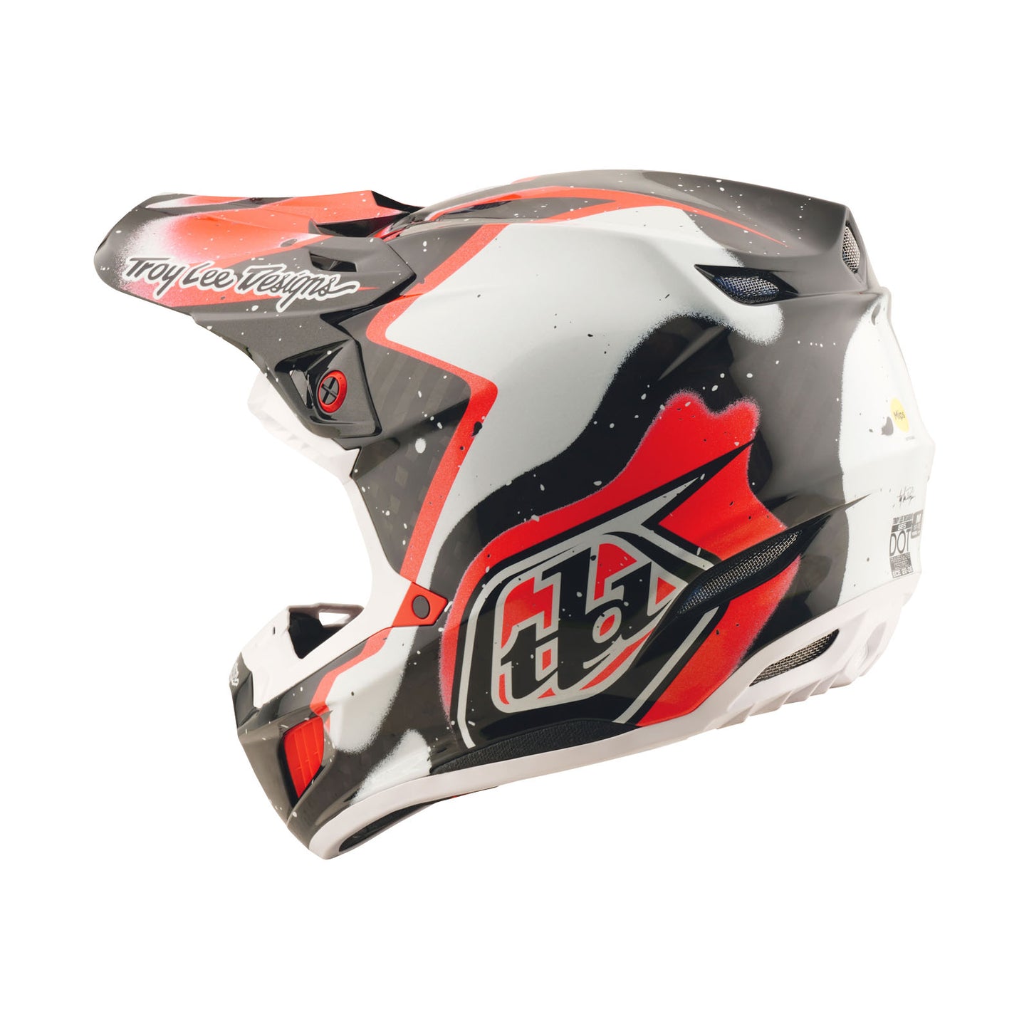 SE5 Carbon Helm mit MIPS Membrane Schwarz/Rot