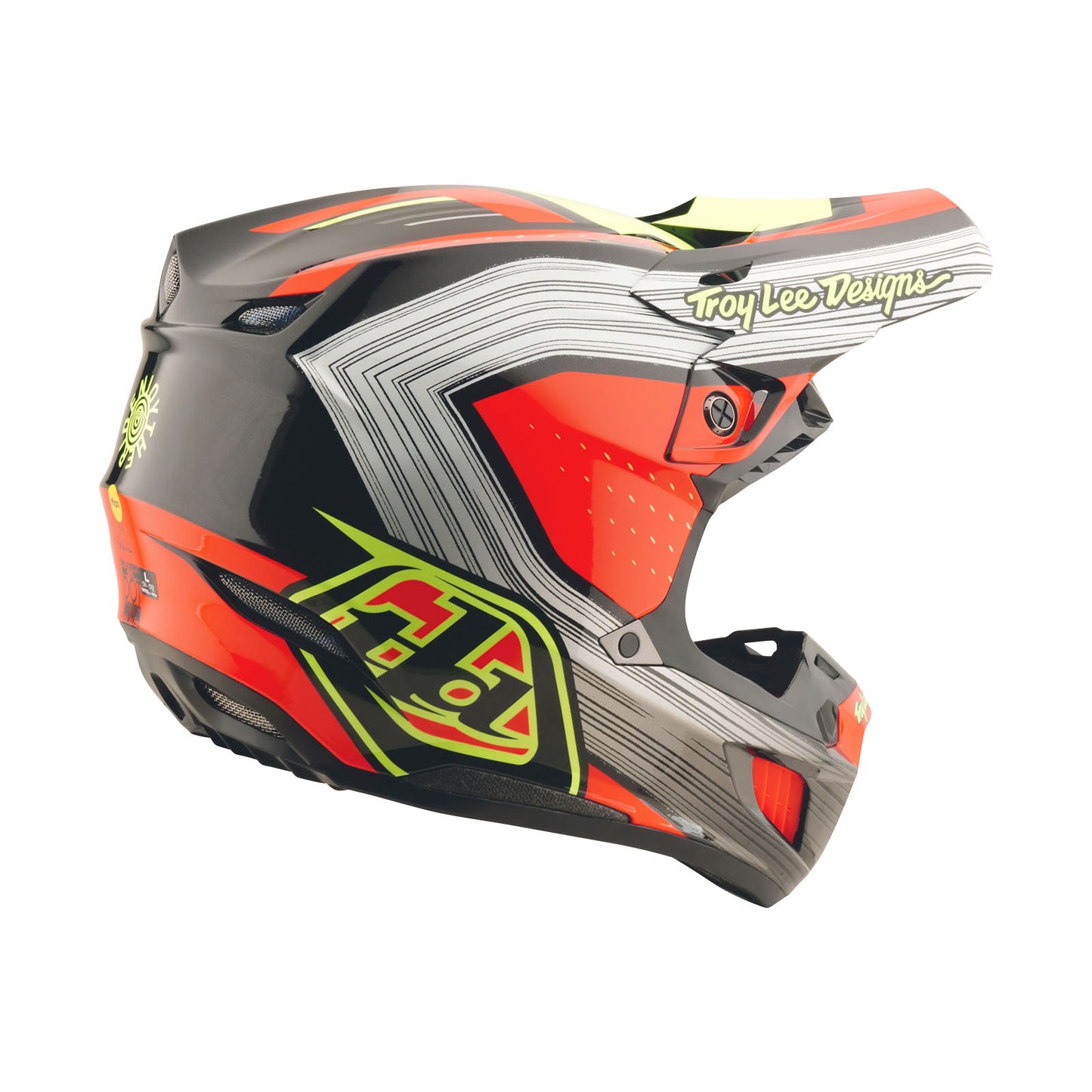 SE5 Composite Helm mit MIPS Streifen Schwarz/Infra Rot