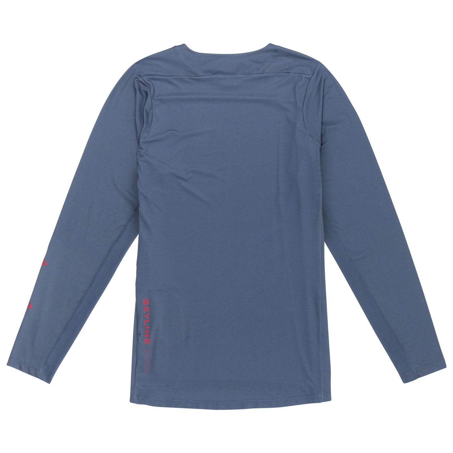 TLD Skyline Langarm-Trikot Mono, Stahlblau