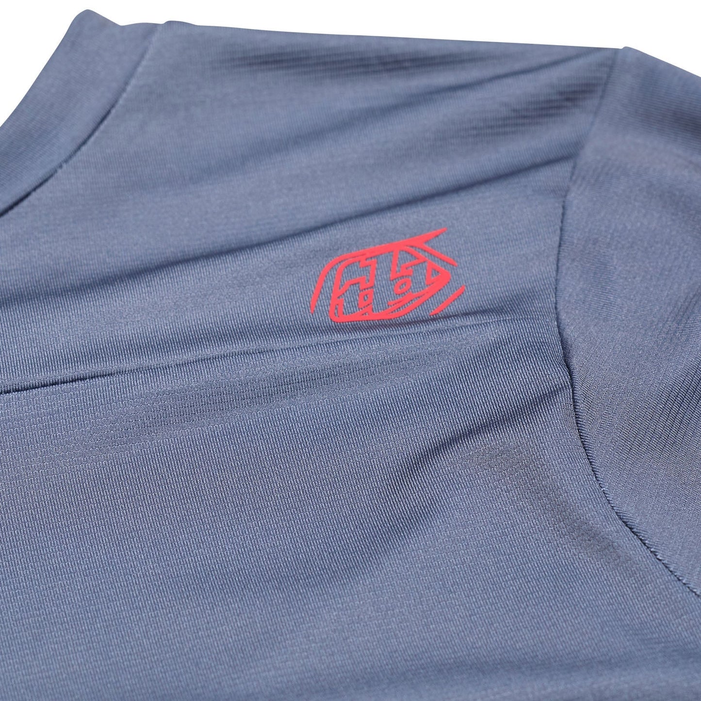TLD Skyline Langarm-Trikot Mono, Stahlblau