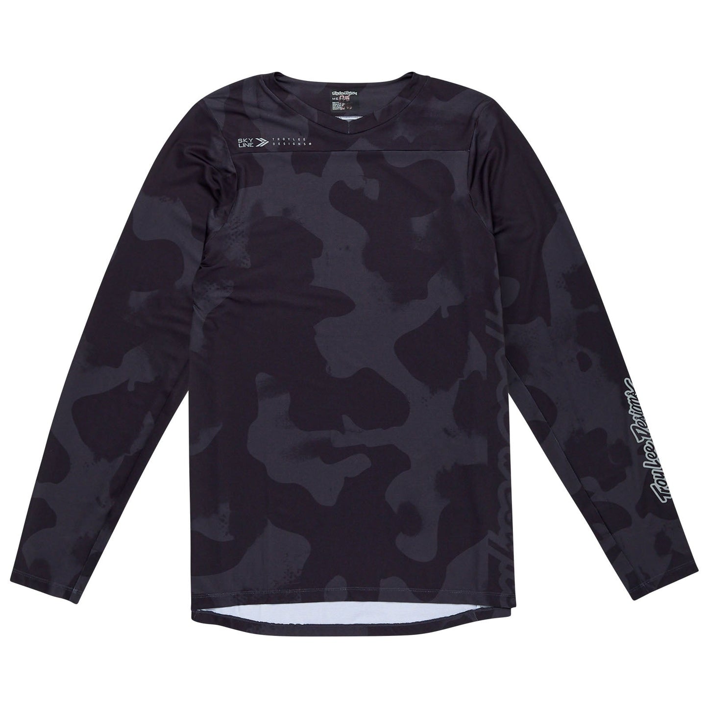 TLD Skyline Langarm-Trikot Scrubland, Schwarz