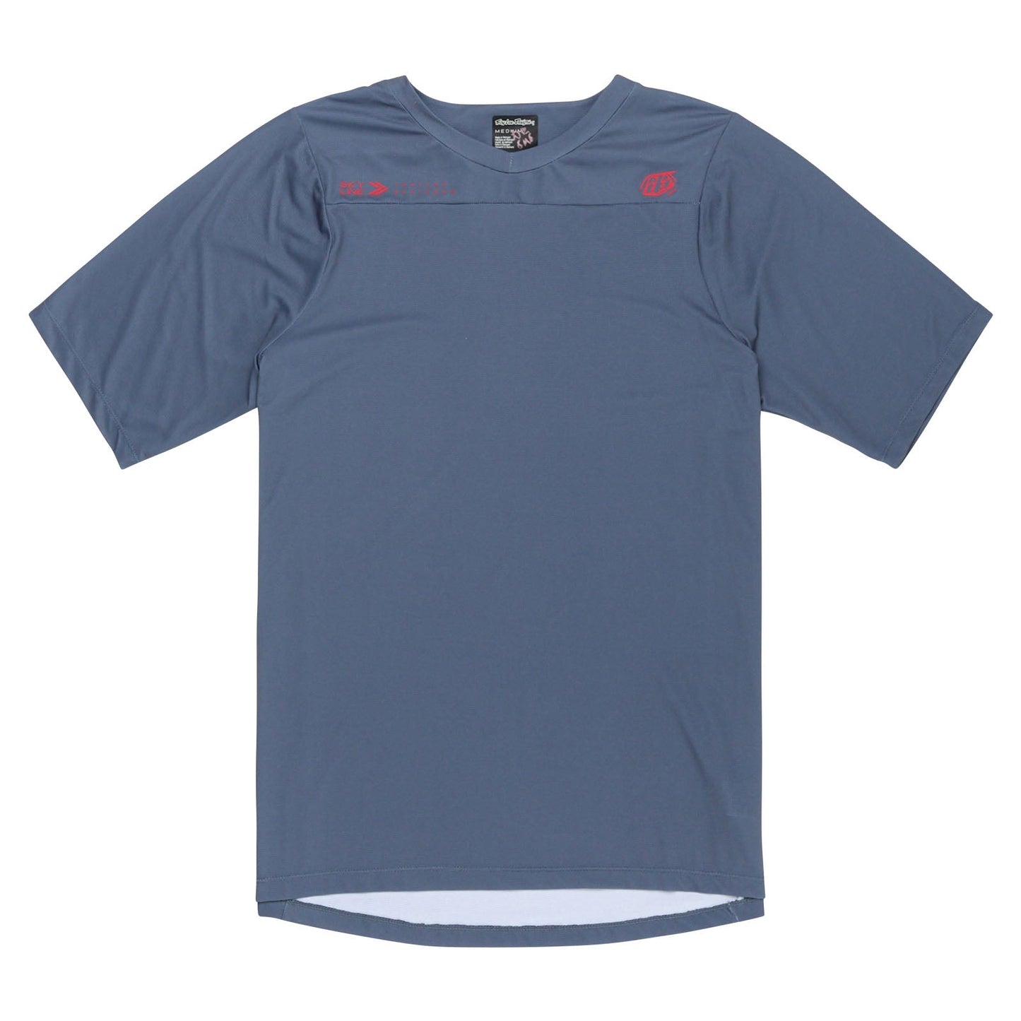 TLD Skyline Kurzarm-Trikot Mono, Stahlblau