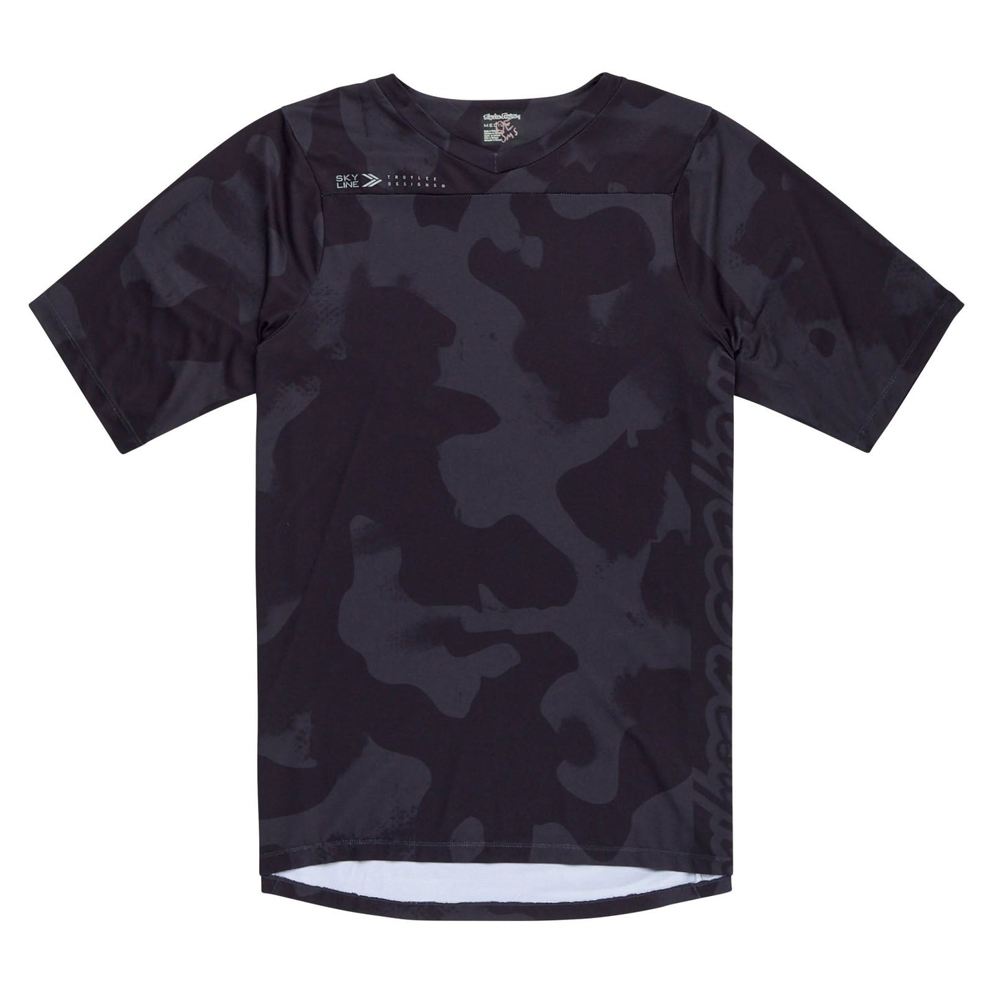 TLD Skyline Kurzarm-Trikot Scrubland, Schwarz