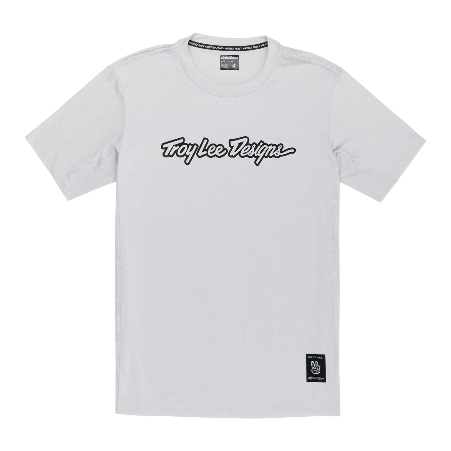 TLD Skyline Fahr-Kurzarm-T-Shirt Signature, Dunstgrau