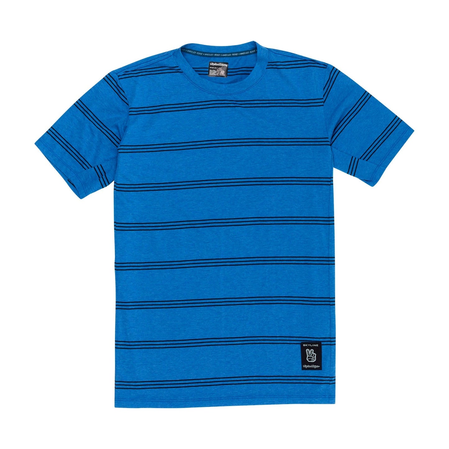 TLD Skyline Fahr-Kurzarm-T-Shirt Washed Out, Kobaltblau