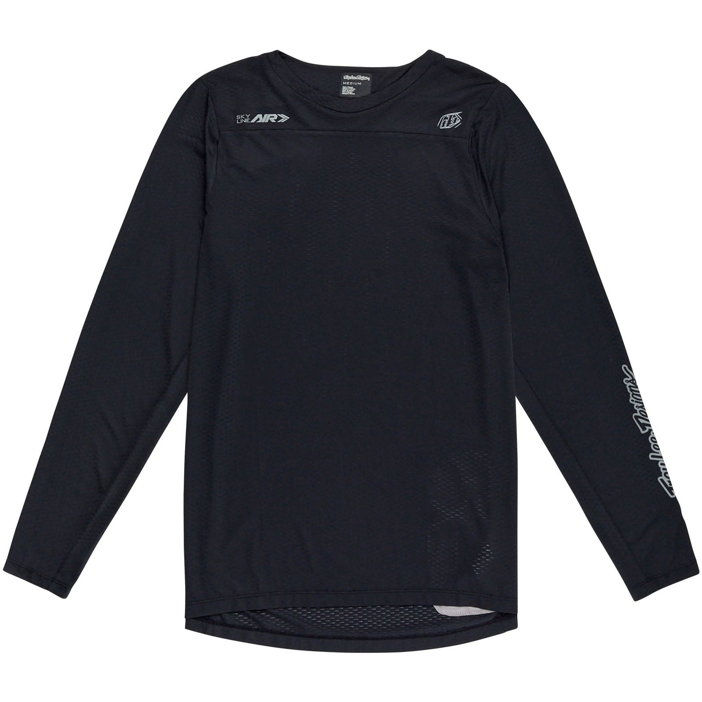 TLD Skyline Air Langarm-Trikot Mono, Schwarz