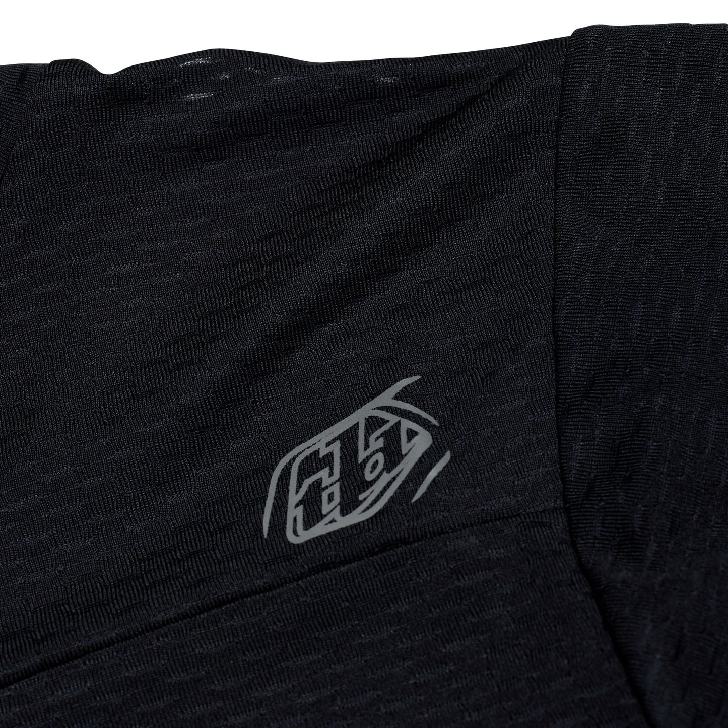 TLD Skyline Air Langarm-Trikot Mono, Schwarz