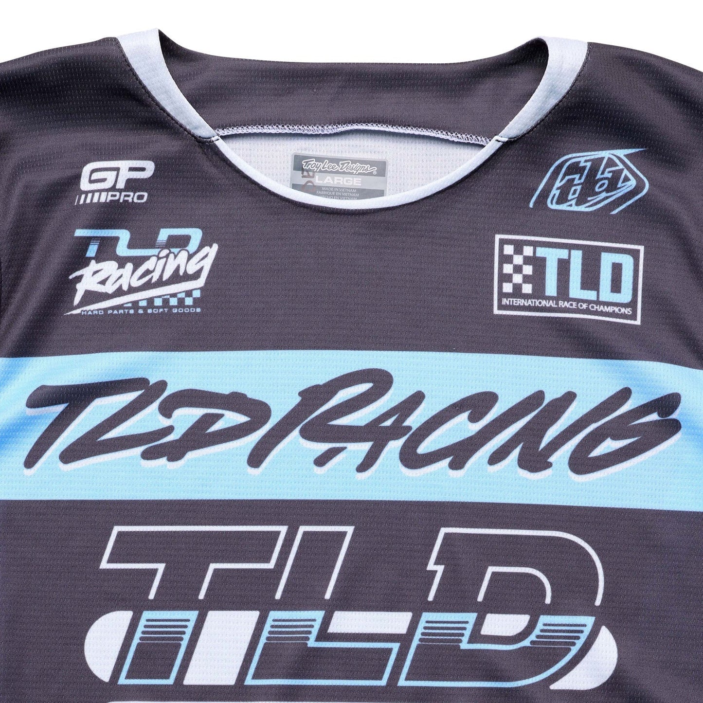 TLD GP Pro-Trikot Fünfzig-50, Anthrazit/Rauchgrau